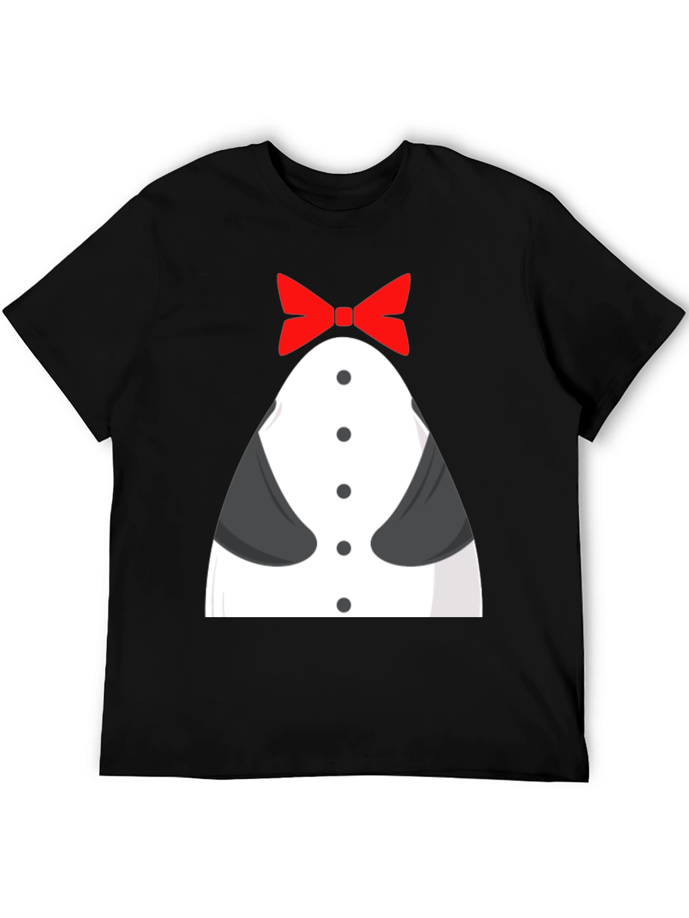 Funny Tuxedo T-Shirt - Bowtie Design Novelty Tee