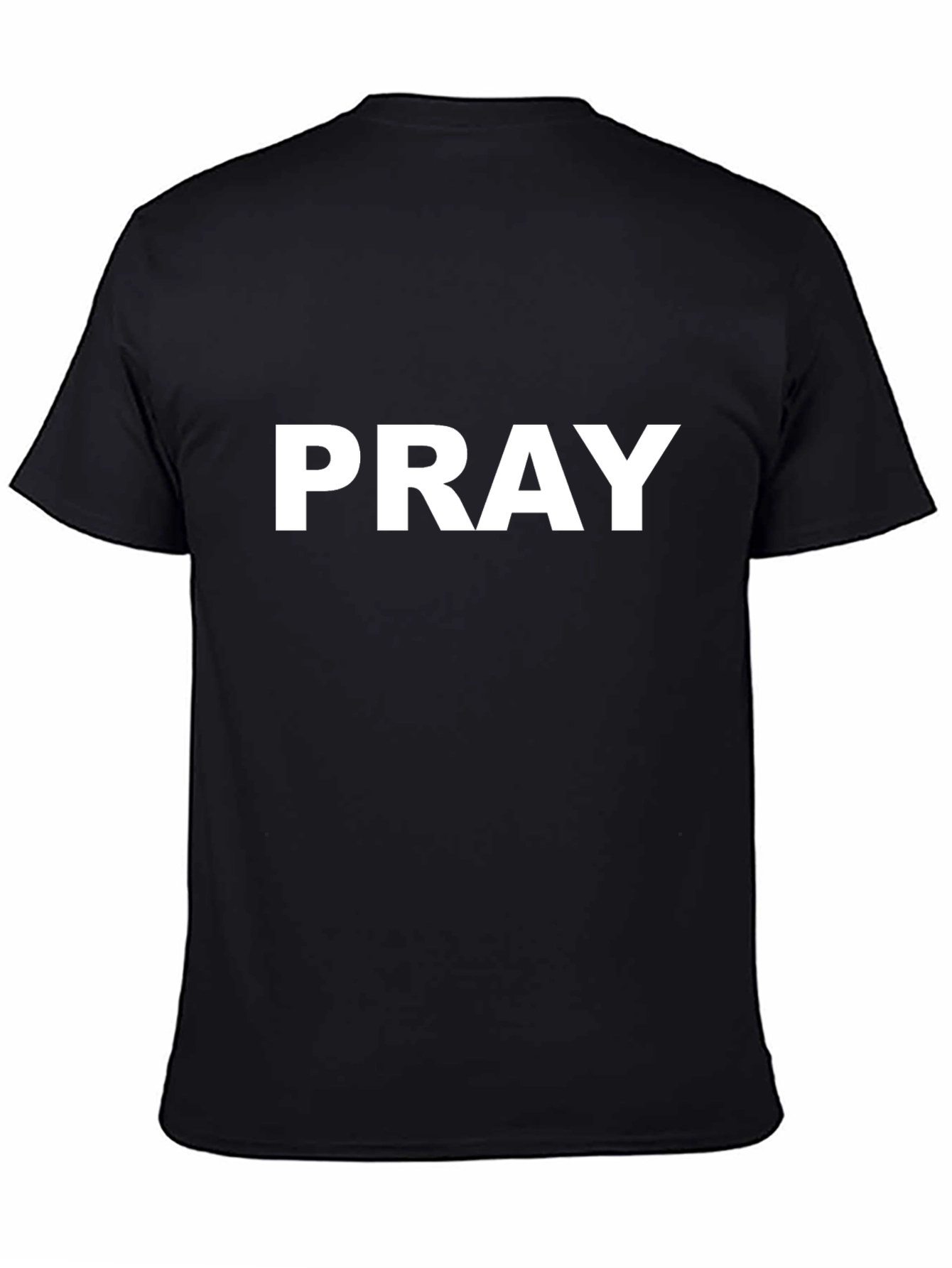Pray Graphic Black T-Shirt - Comfort & Style