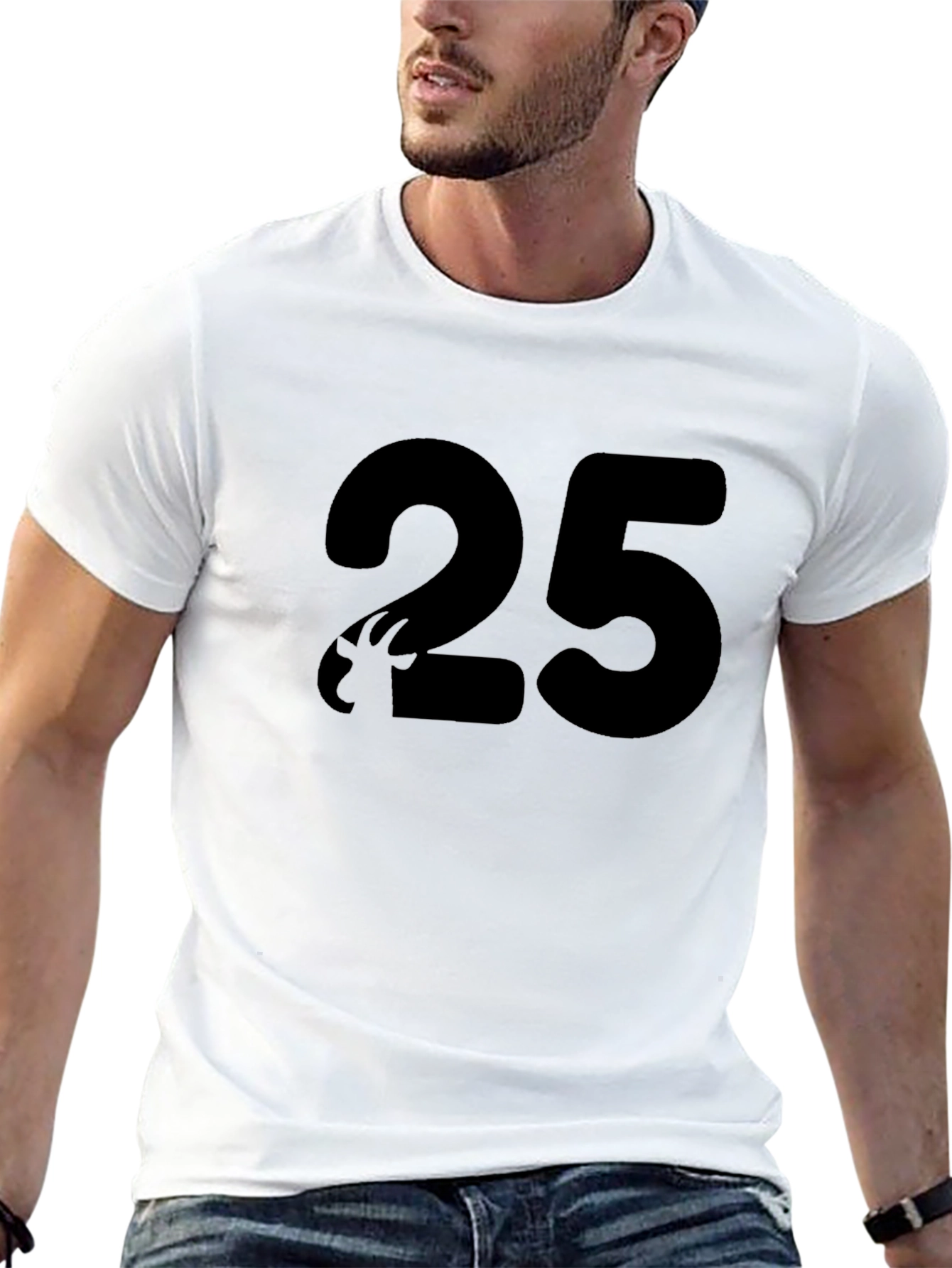 Black GOAT 25 Graphic Tee