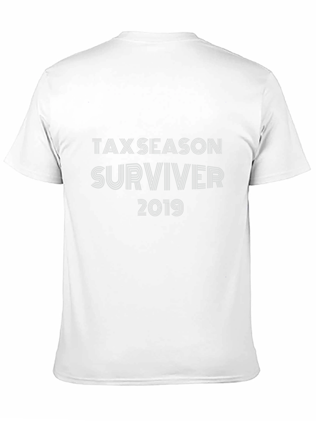 Tax Season Surviver 2019 Black T-Shirt