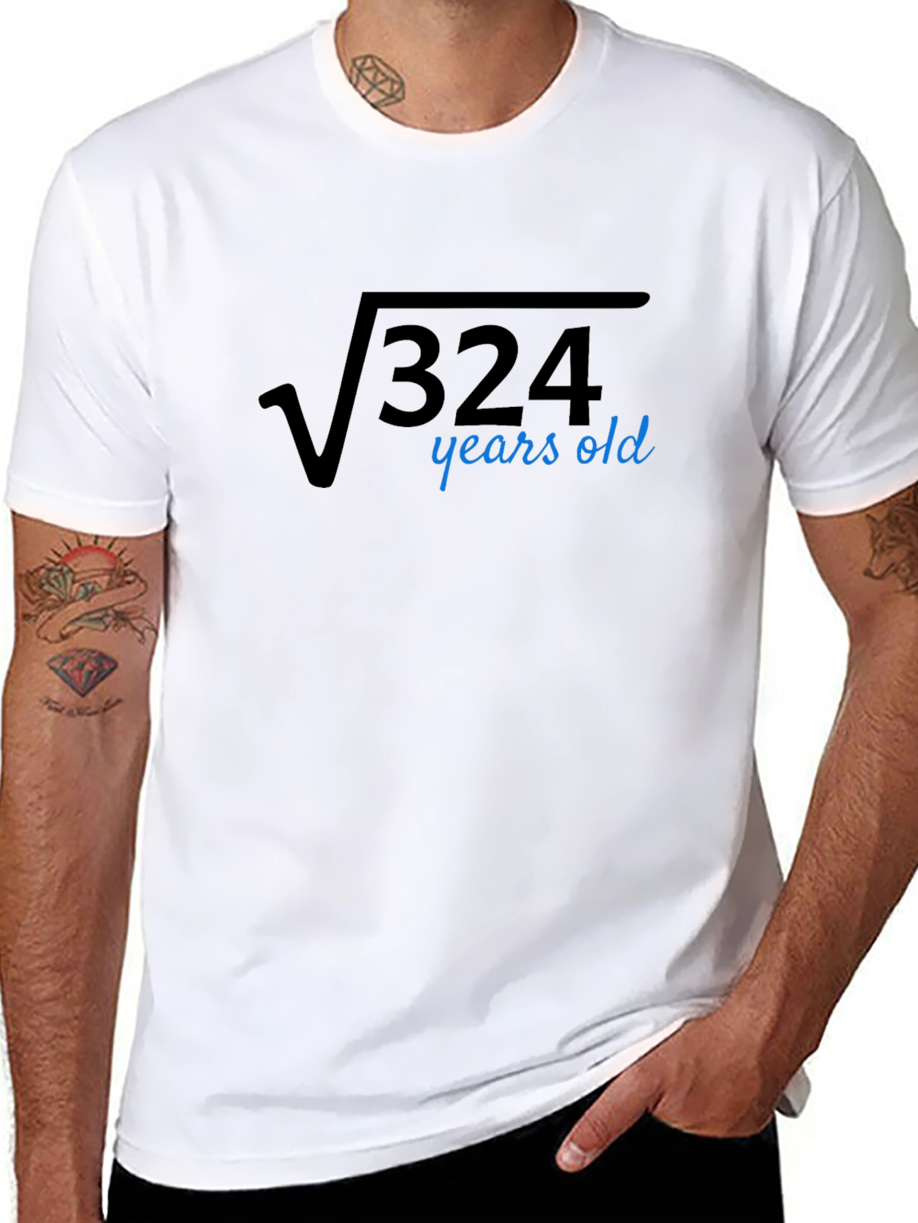 Funny 18th Birthday Square Root T-Shirt
