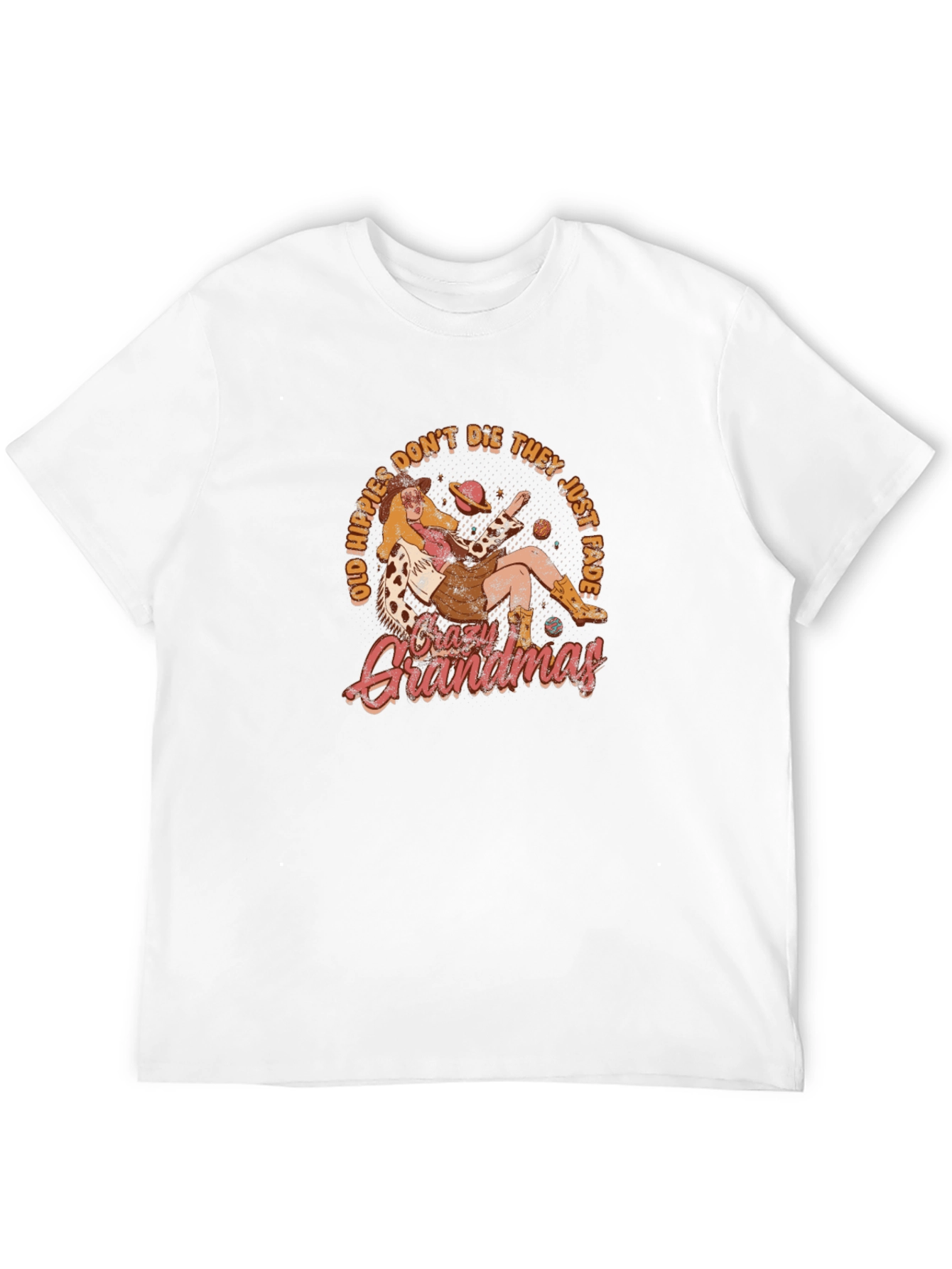 Crazy Grandmas T-Shirt - Old Hippies Dont Die