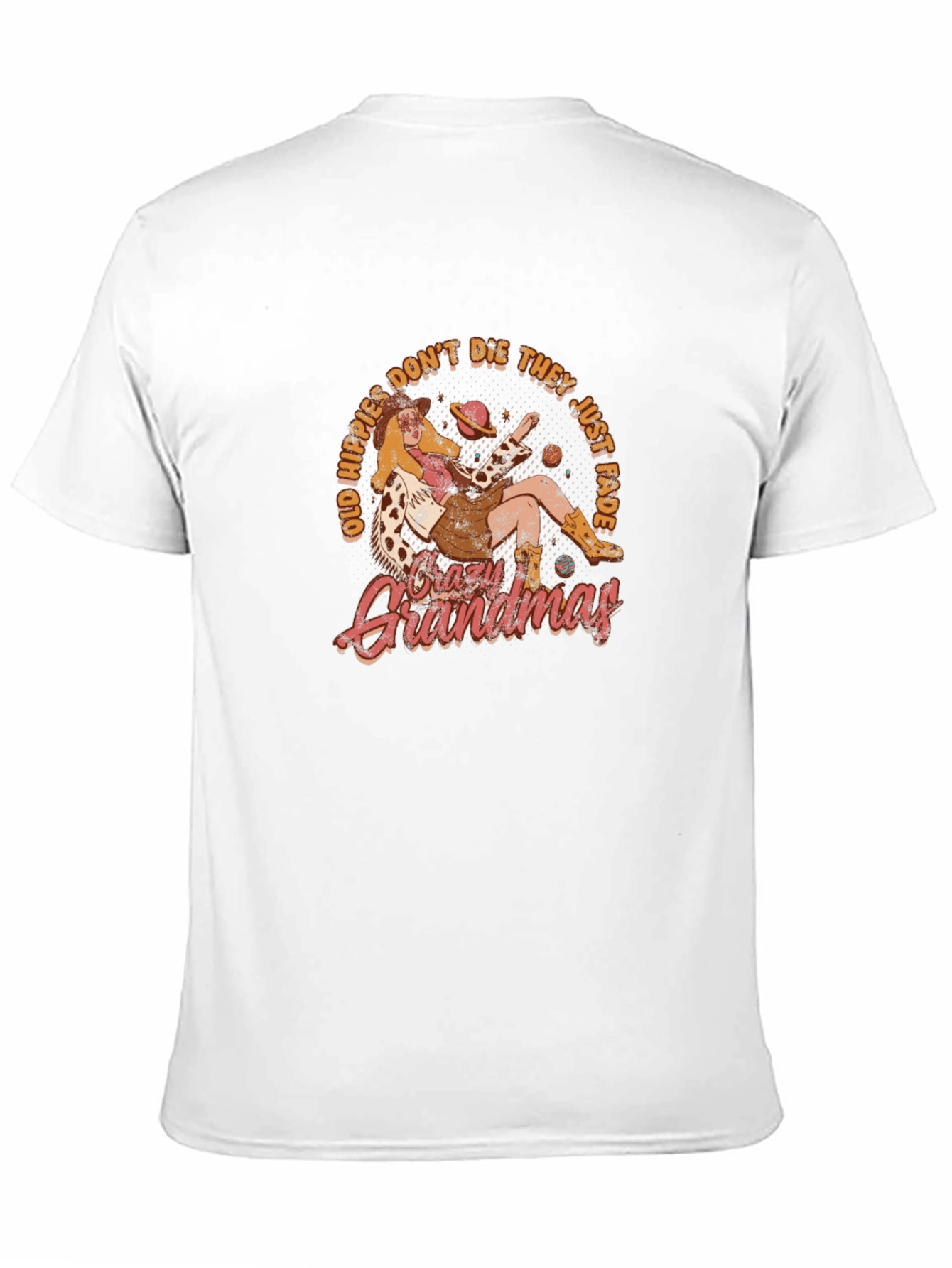 Crazy Grandmas T-Shirt - Old Hippies Dont Die