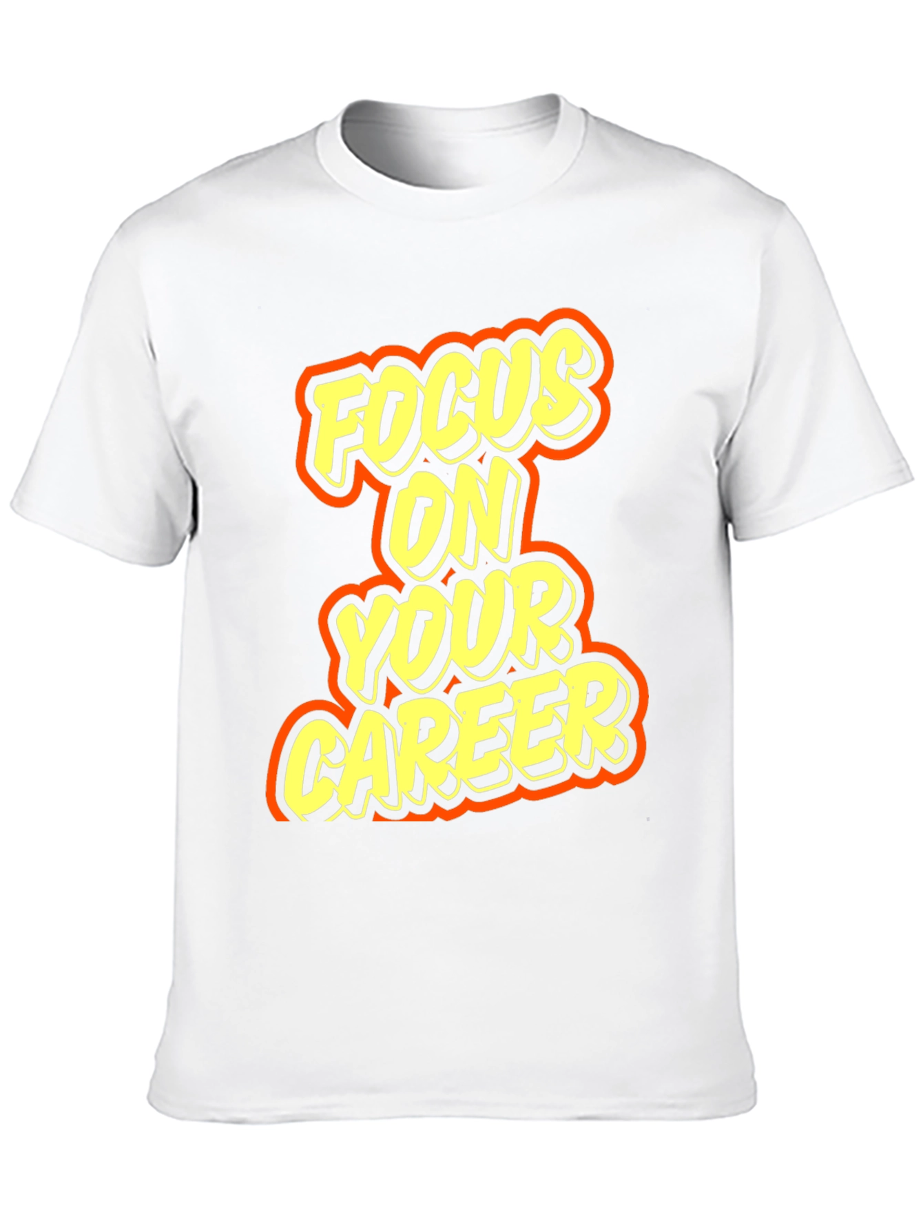 Focus On Your Career Graphic Tee - Black