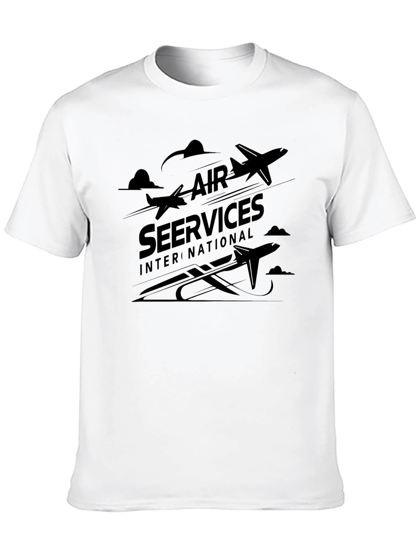 Air Services International Black T-Shirt
