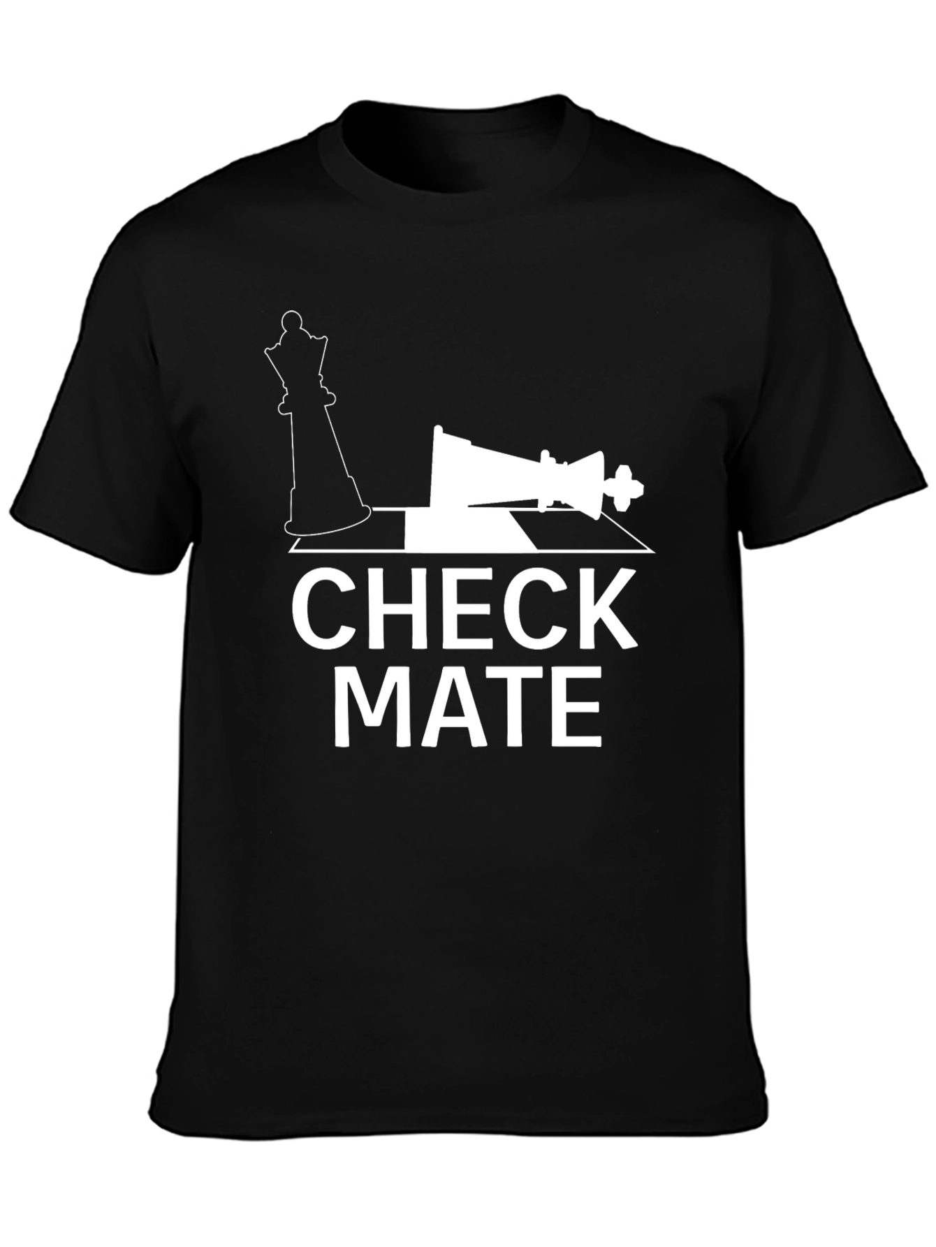 Checkmate T-Shirt - Chess Queen & King Graphic Tee