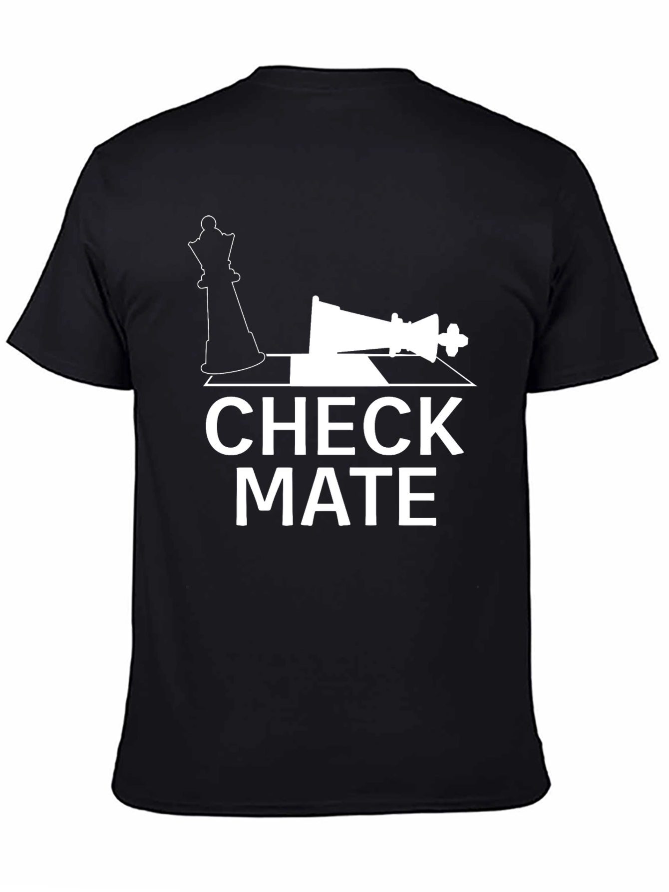 Checkmate T-Shirt - Chess Queen & King Graphic Tee