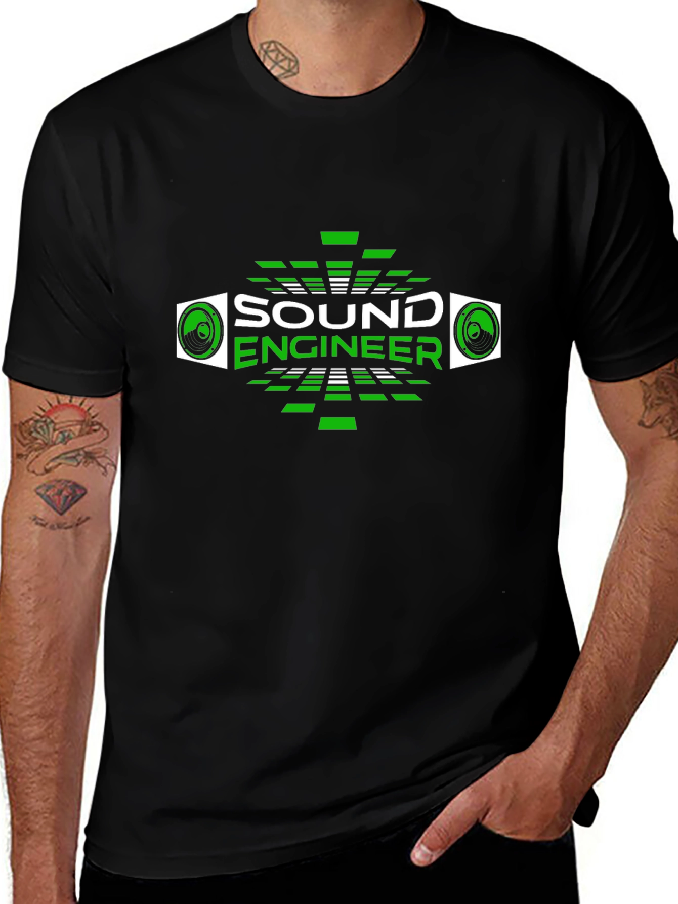 Sound Engineer Graphic Tee - Audio Technician T-Shirt