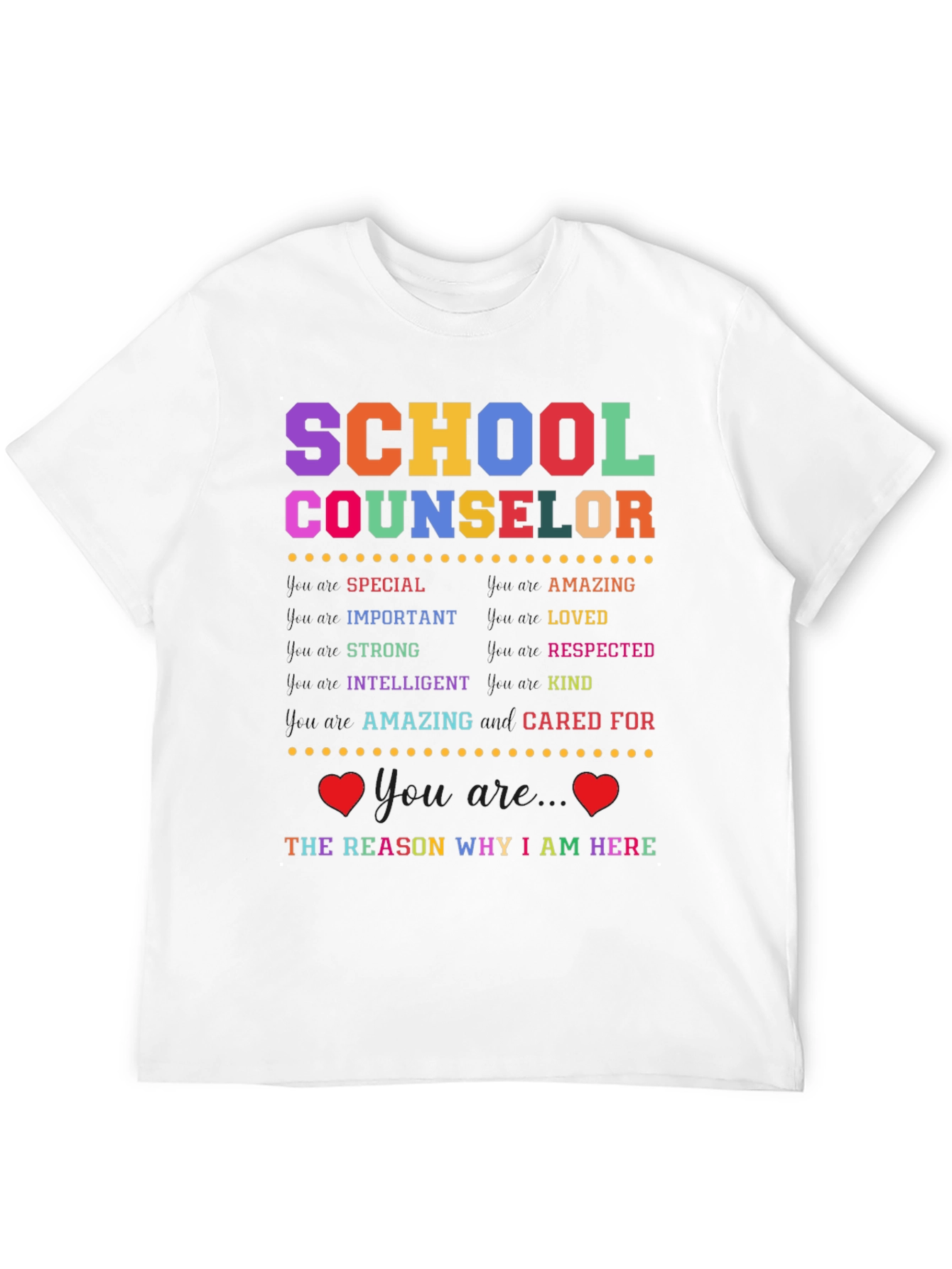 School Counselor Appreciation T-Shirt - Special Amazing