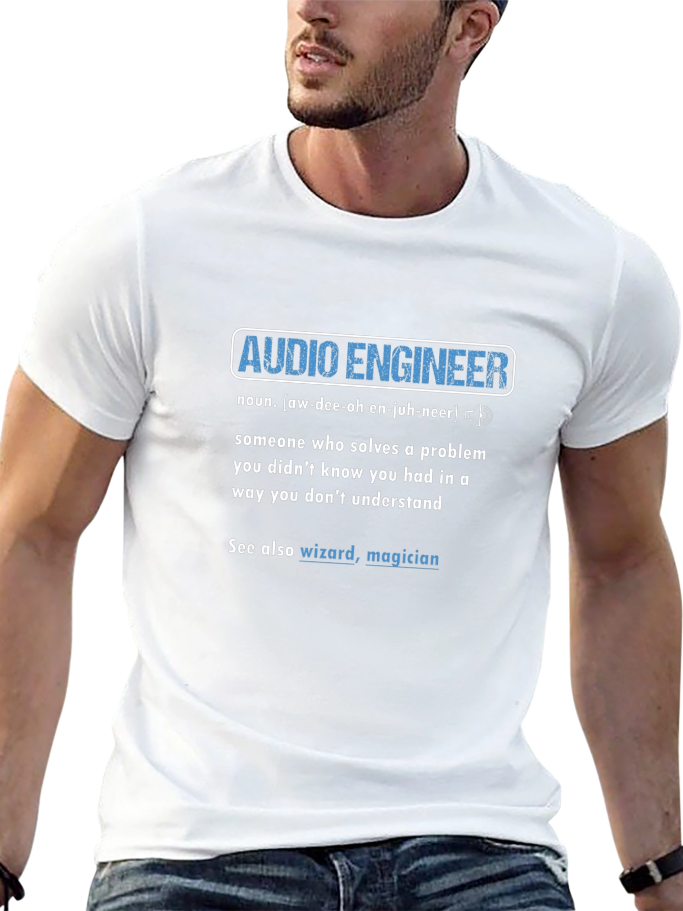 Audio Engineer Definition Graphic T-Shirt