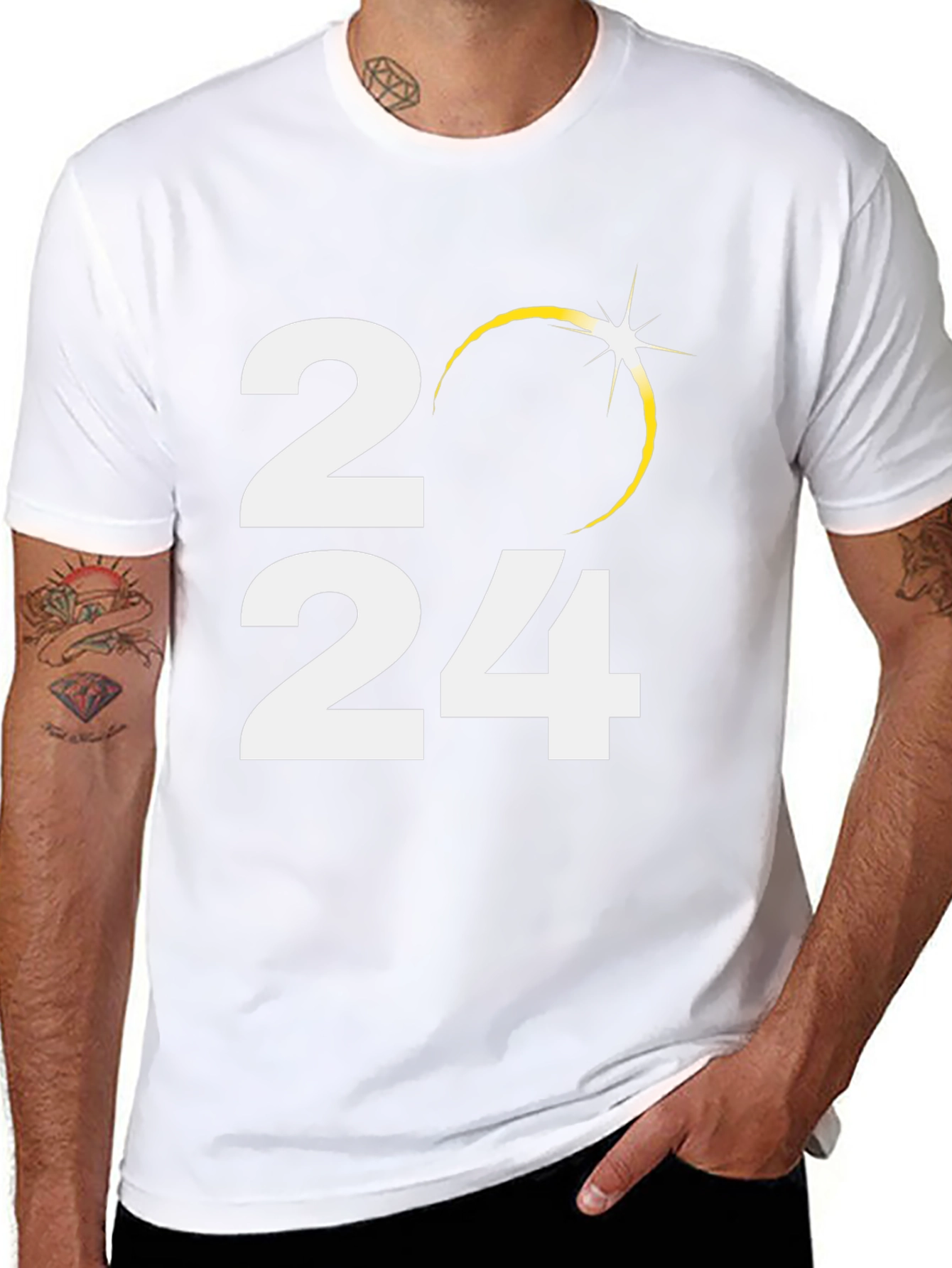 2024 Eclipse T-Shirt - Total Solar Eclipse Souvenir Tee