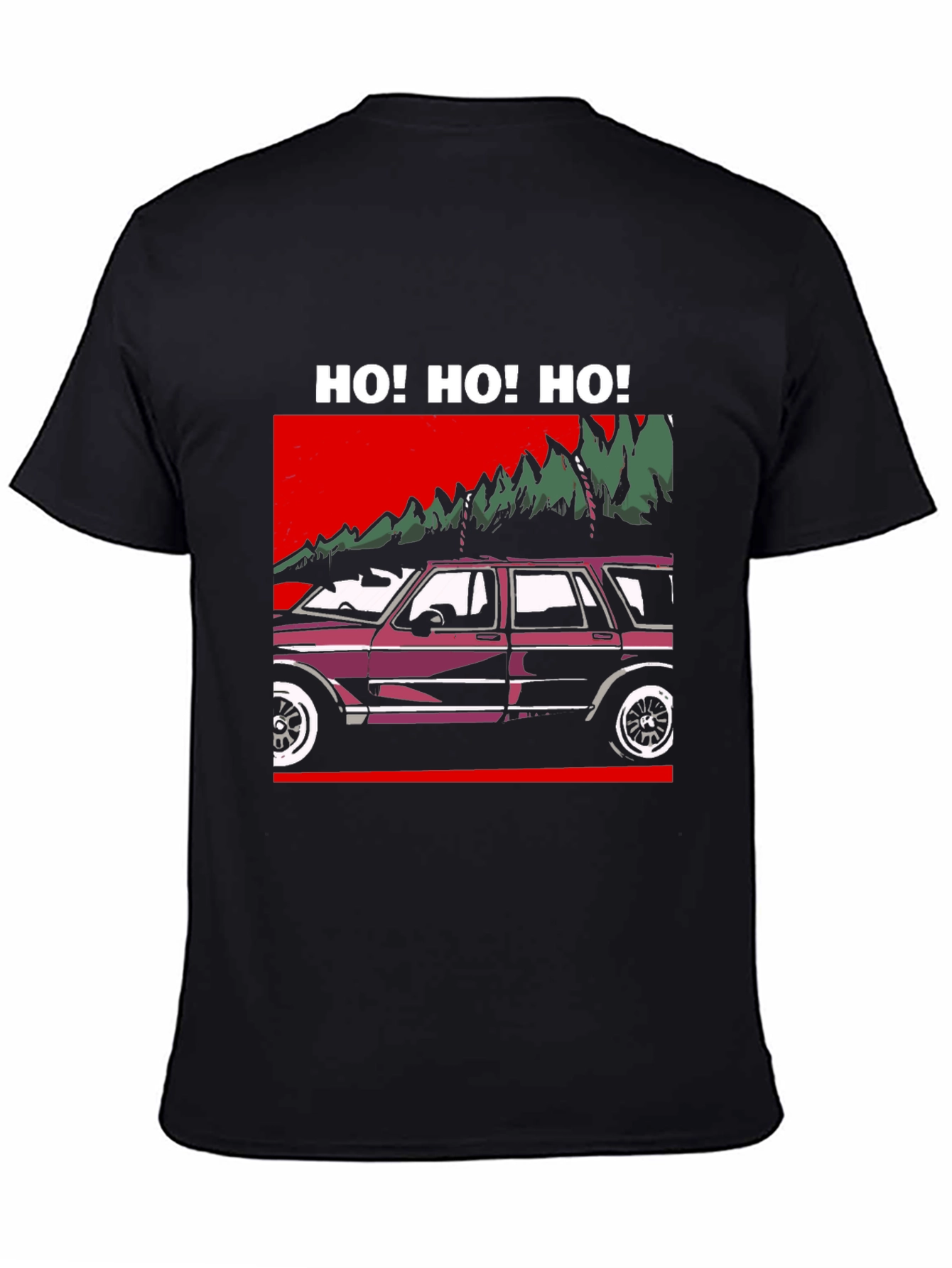 Ho! Ho! Ho! Christmas Car T-Shirt
