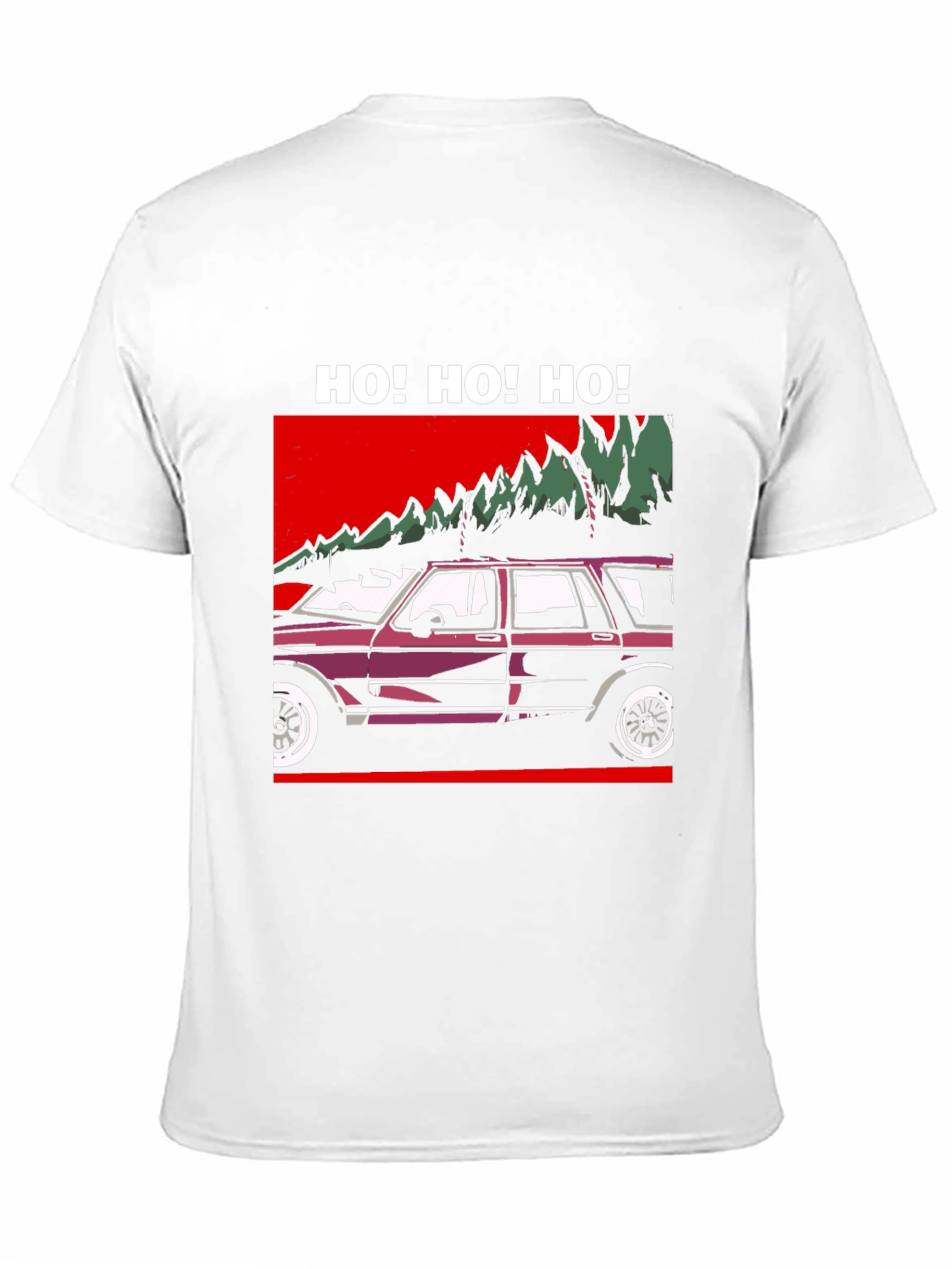 Ho! Ho! Ho! Christmas Car T-Shirt