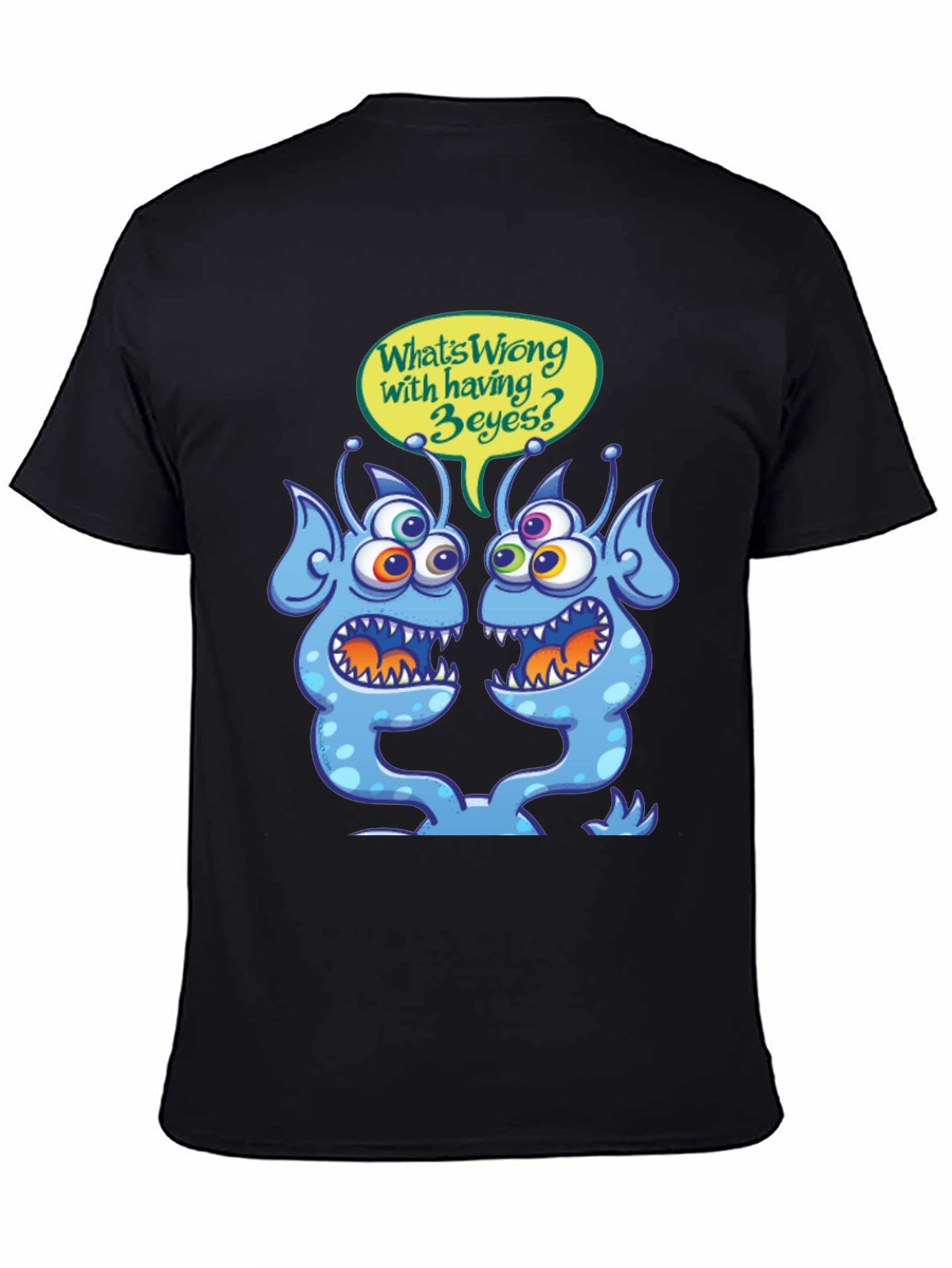 3-Eyed Alien T-Shirt - Funny Graphic Tee