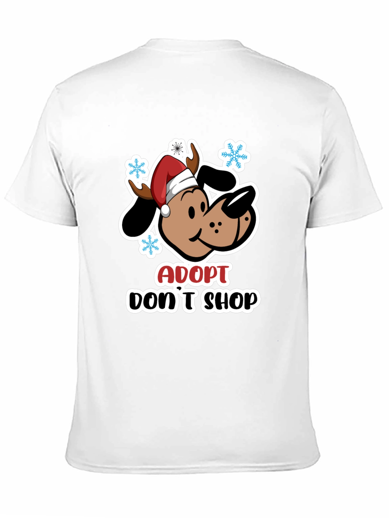 Adopt Dont Shop Dog Christmas T-Shirt