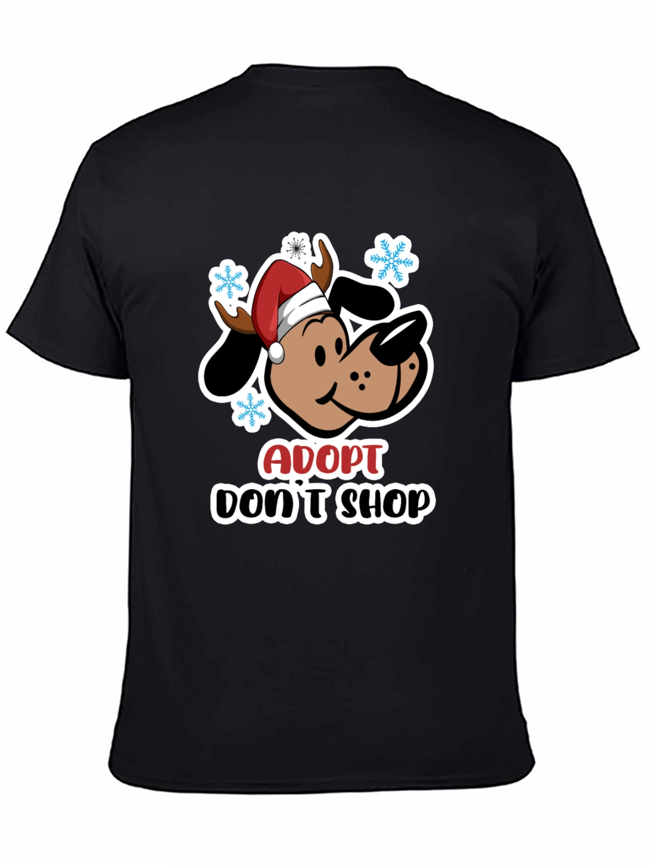 Adopt Dont Shop Dog Christmas T-Shirt