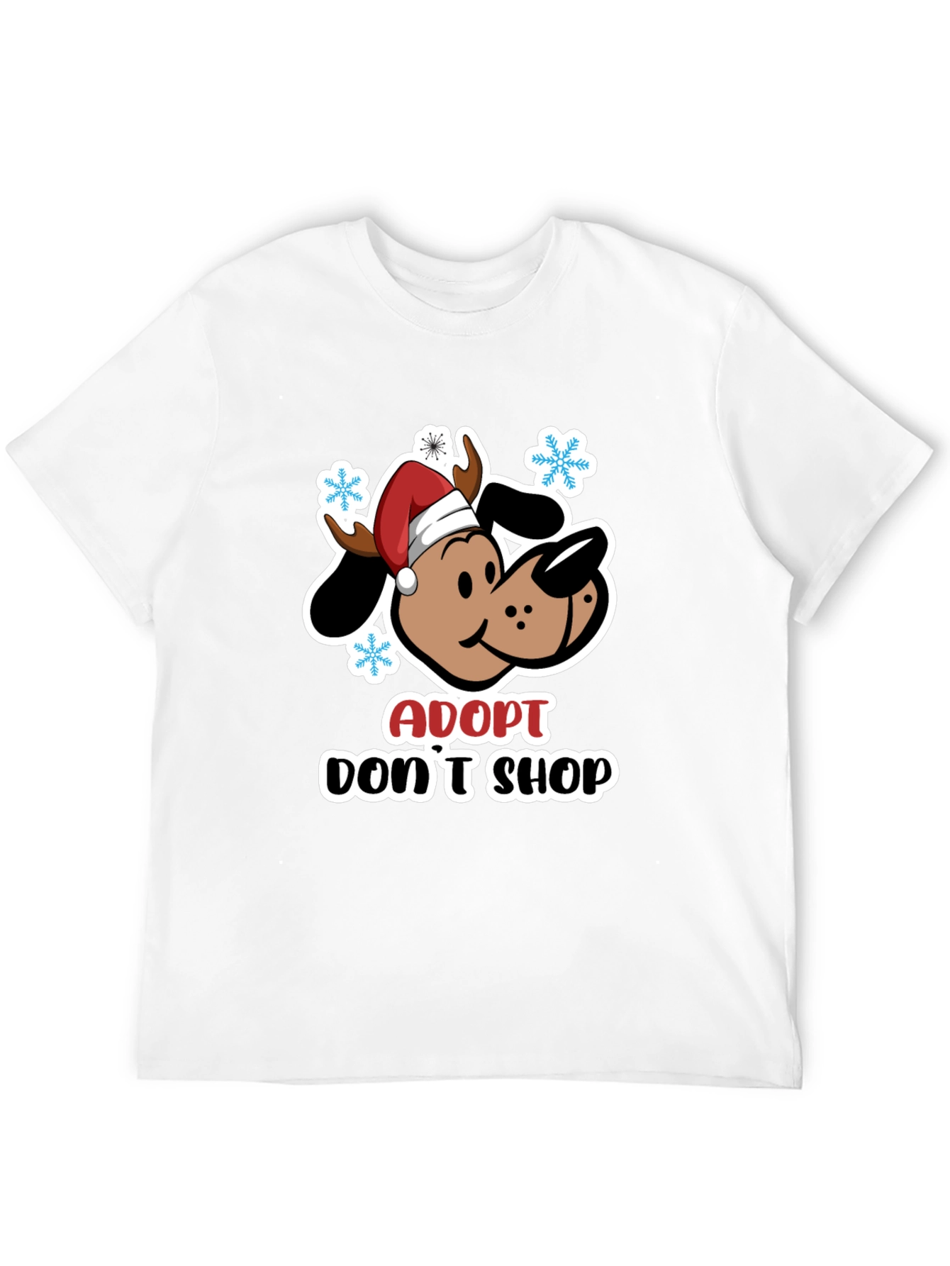 Adopt Dont Shop Dog Christmas T-Shirt