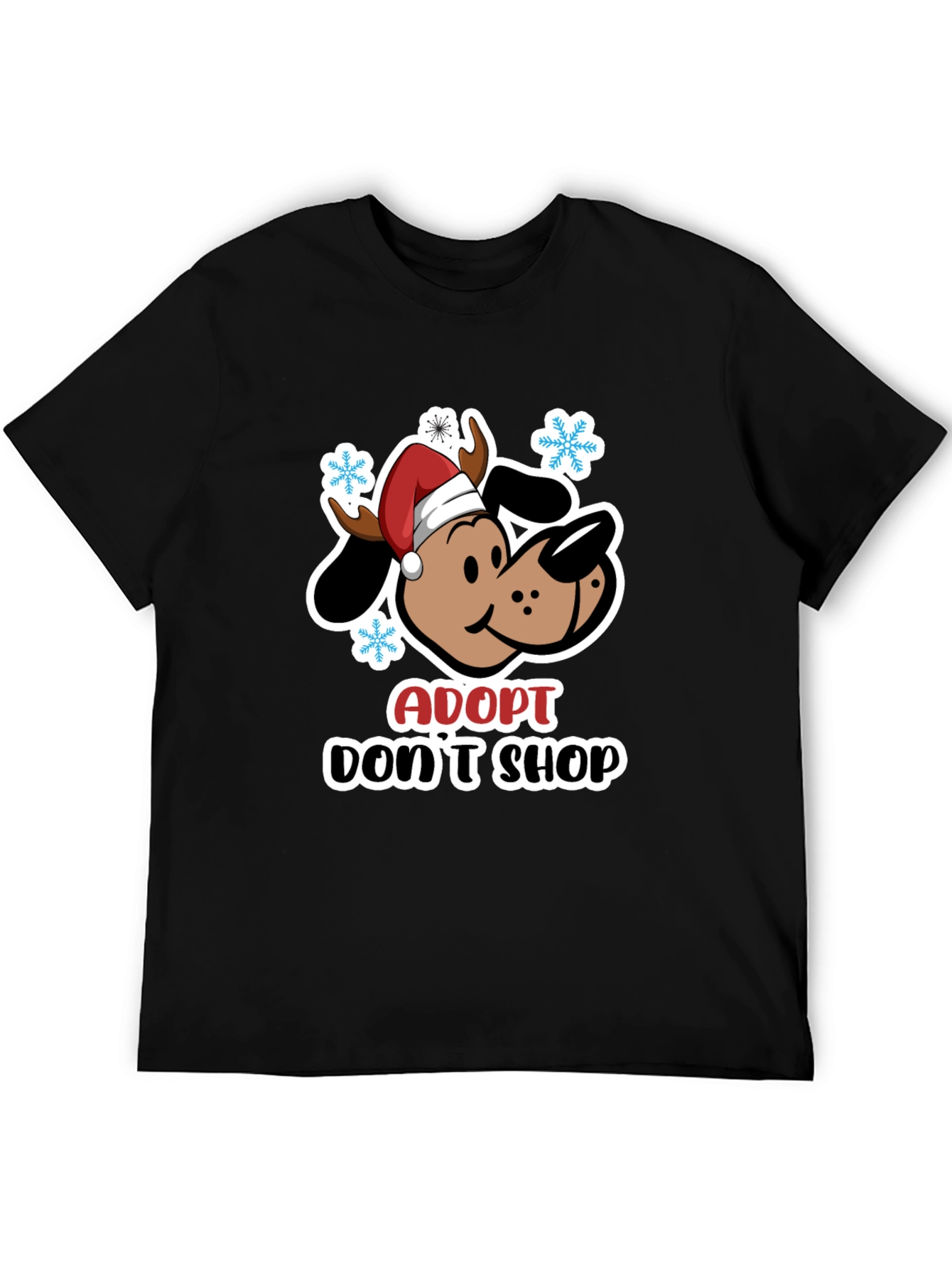Adopt Dont Shop Dog Christmas T-Shirt