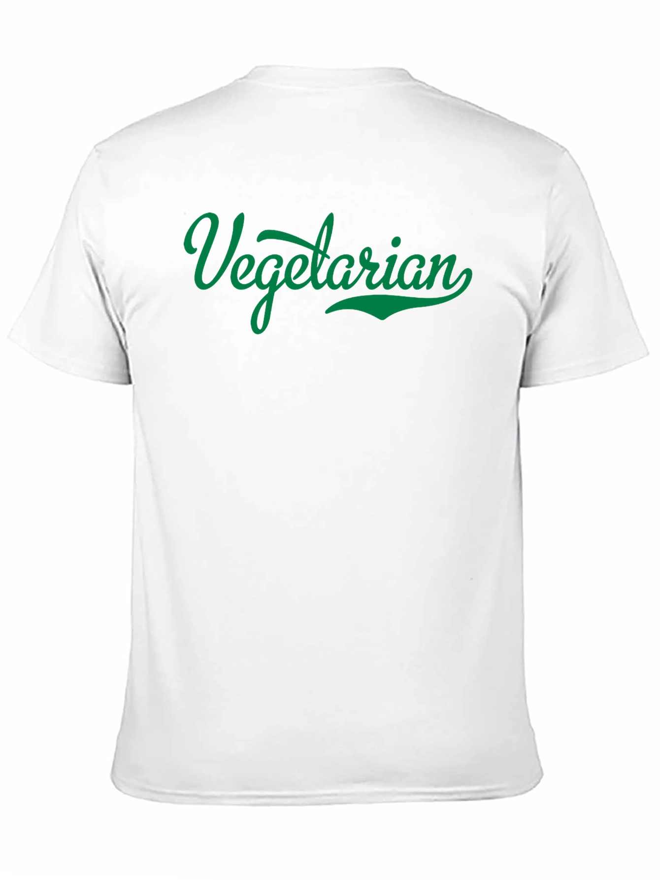 Vegetarian Graphic T-Shirt - Black