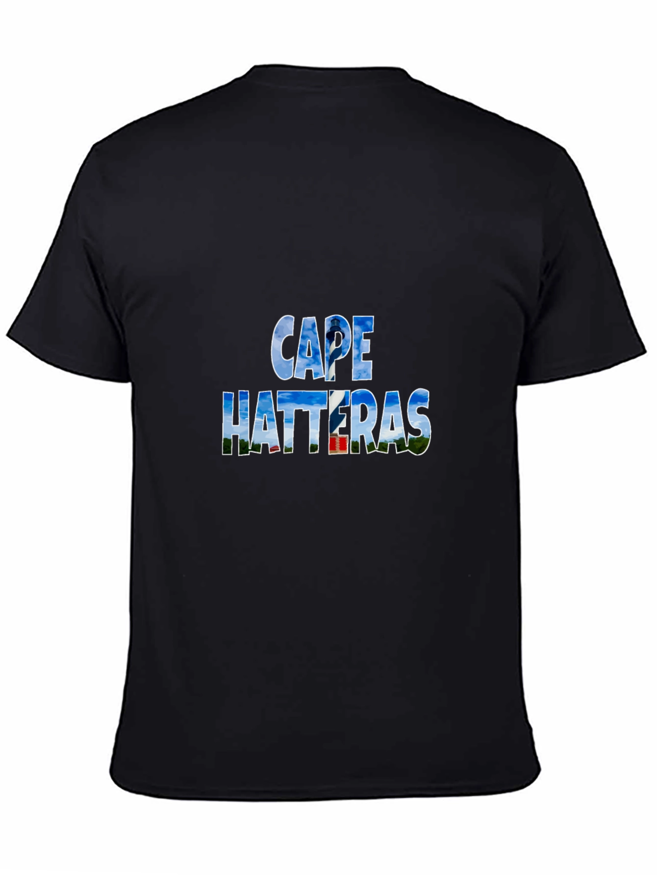 Cape Hatteras Black Graphic Tee