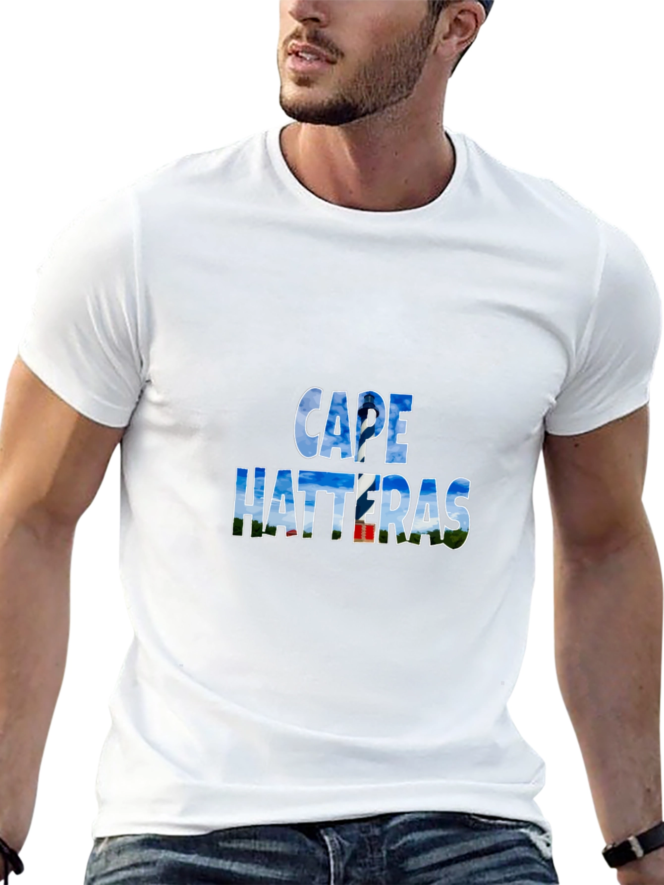 Cape Hatteras Black Graphic Tee