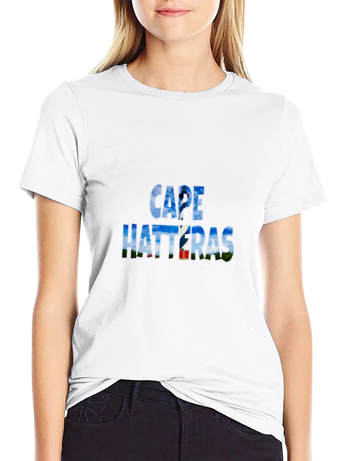 Cape Hatteras Black Graphic Tee