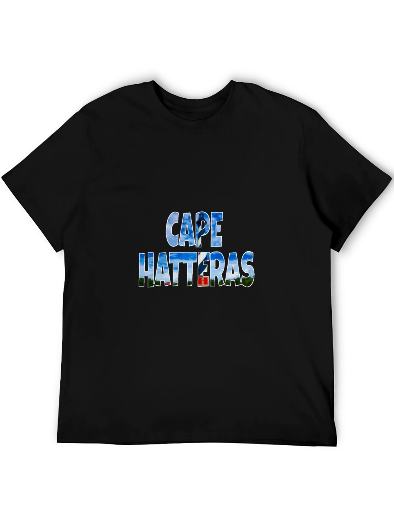 Cape Hatteras Black Graphic Tee