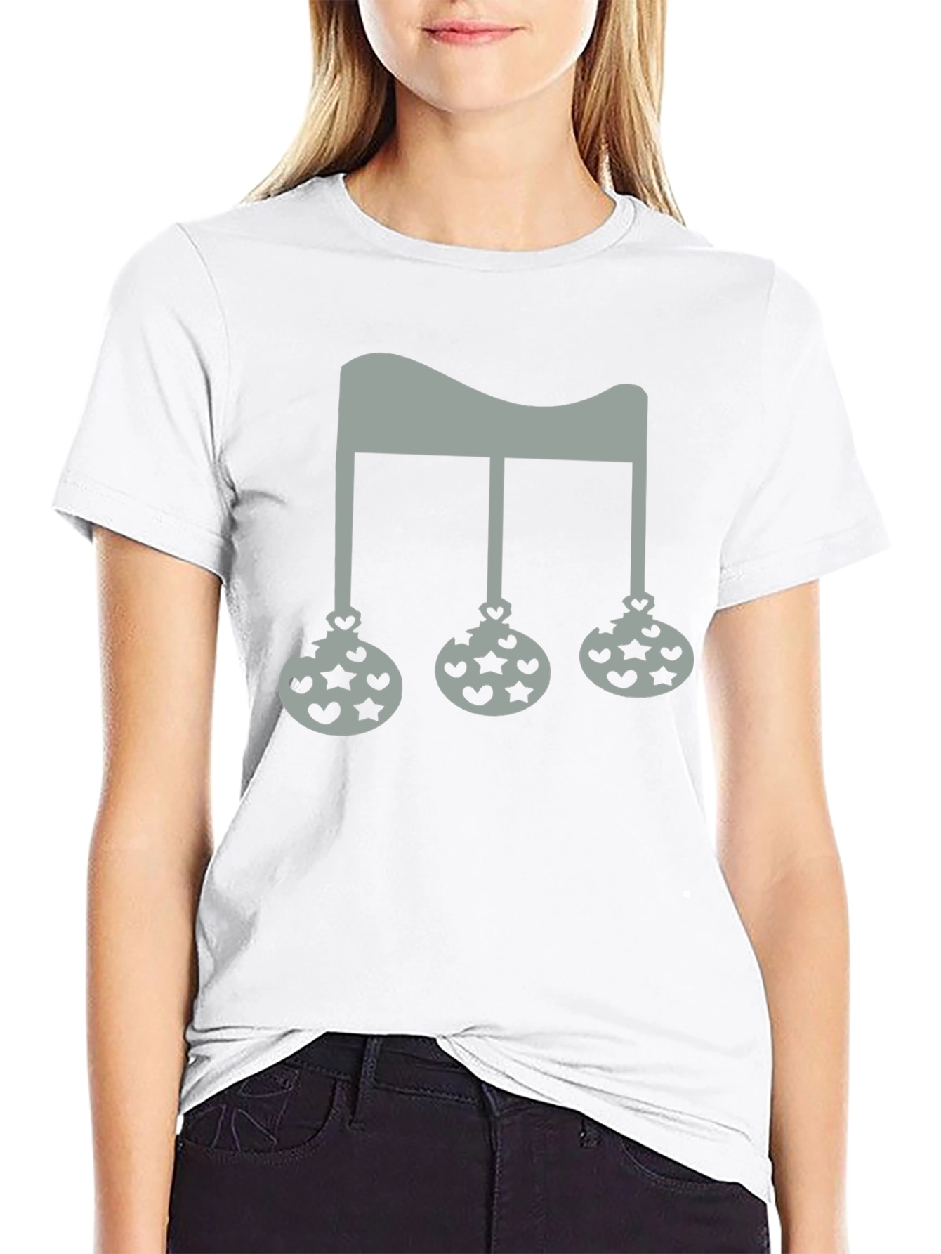 Holiday Ornament Graphic Tee - Fun Christmas T-Shirt