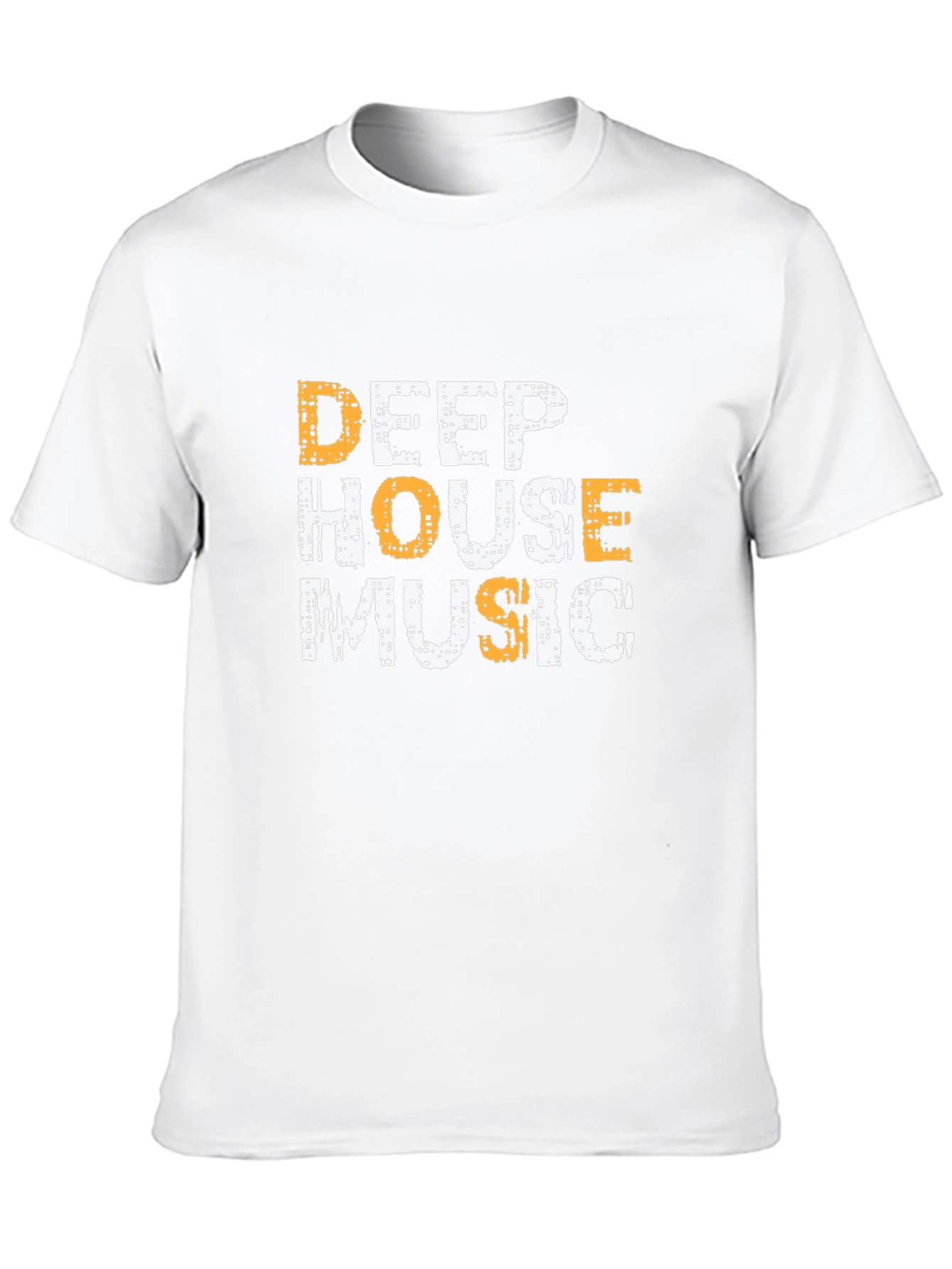 Deep House Music Graphic Tee - Black