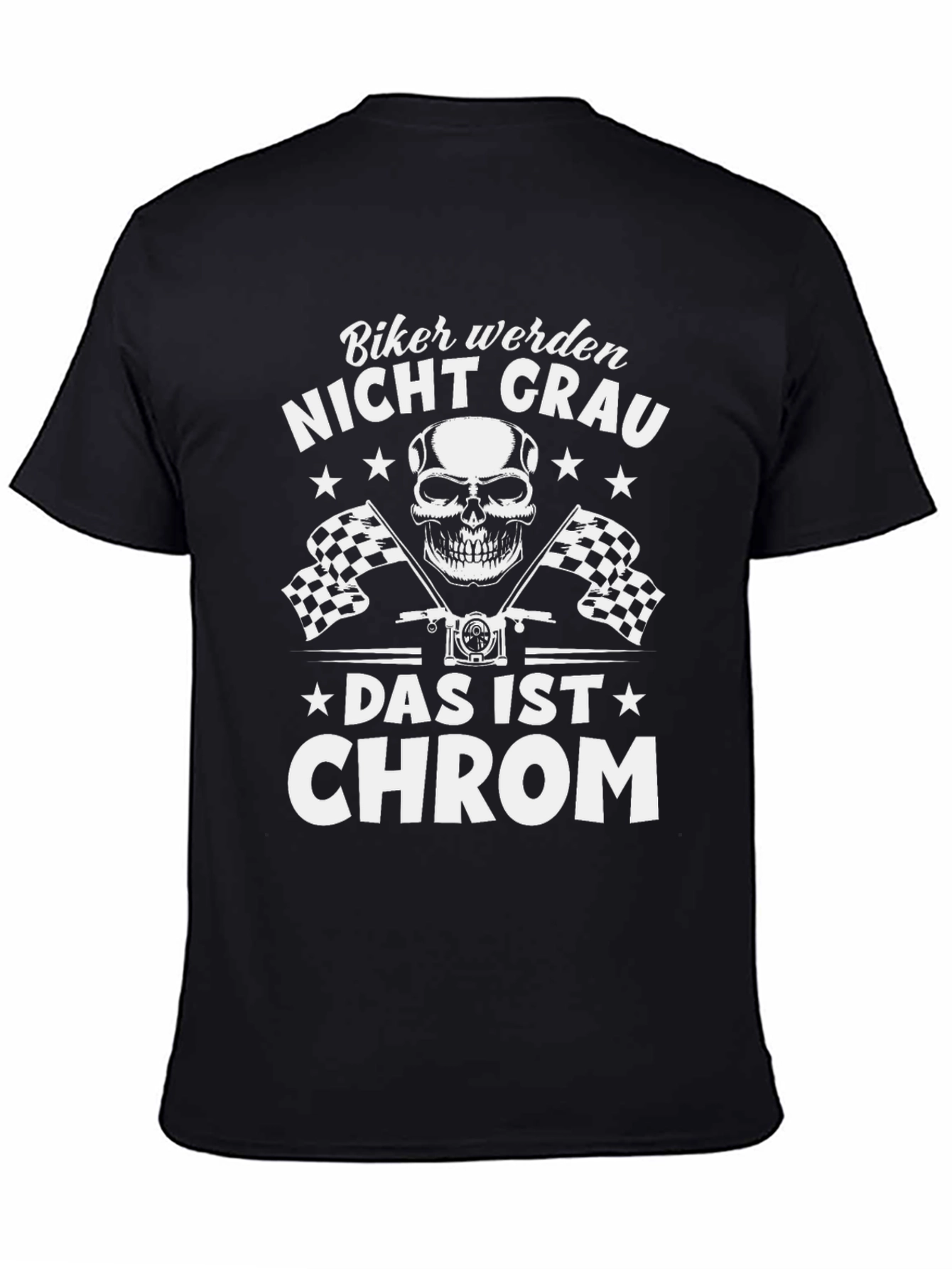 Bikers Nicht Grau Graphic T-Shirt