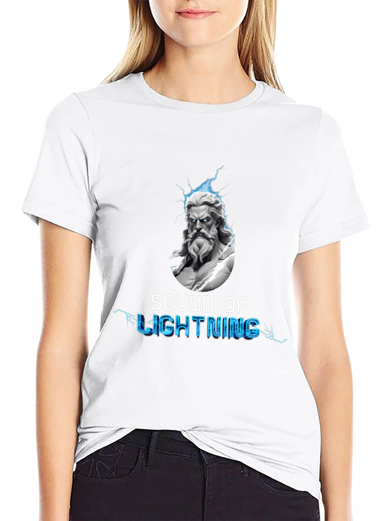 Sound of Lightning Zeus Graphic T-Shirt