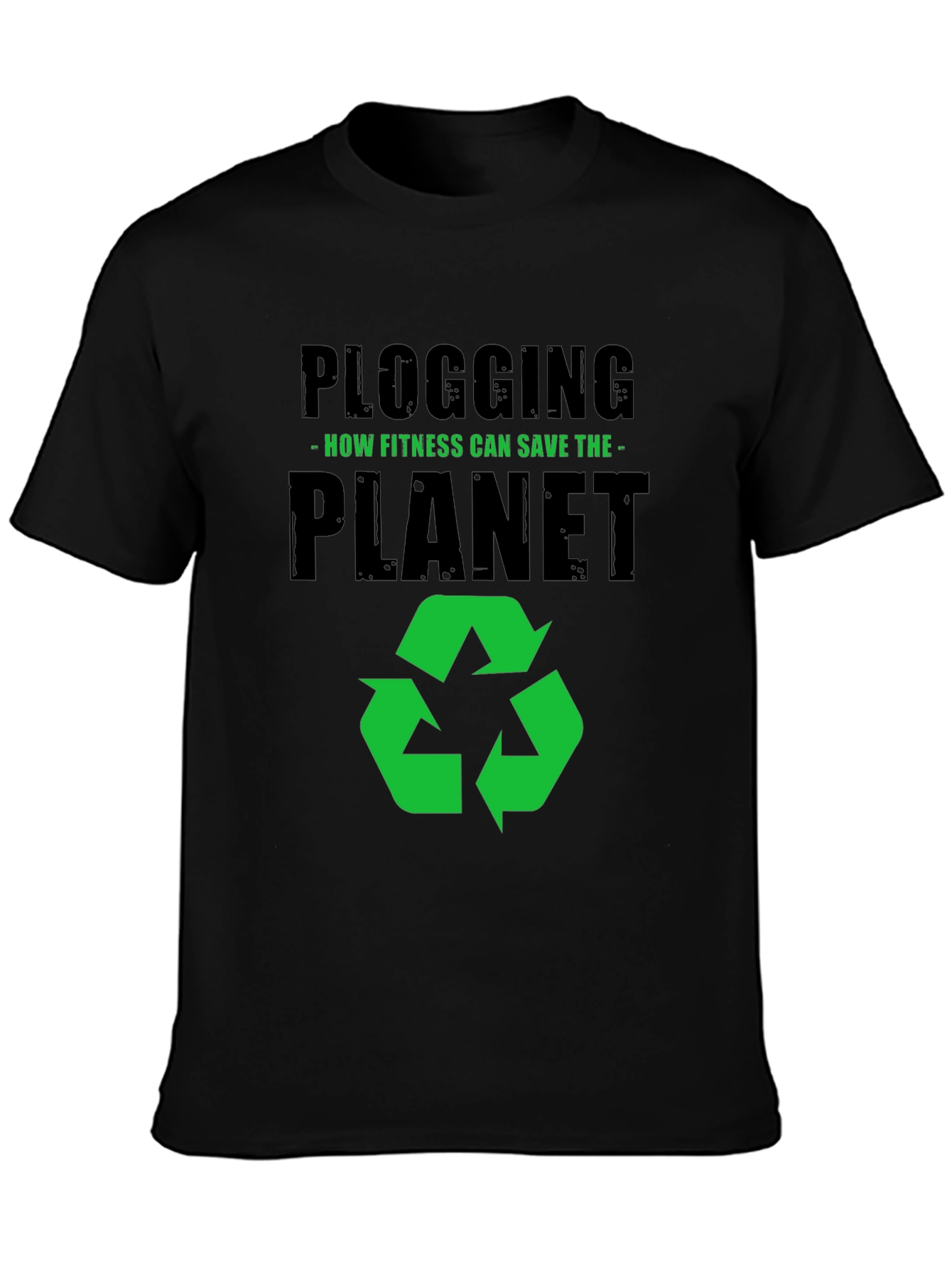 Eco-Friendly Plogging T-Shirt: Fitness Saves the Planet