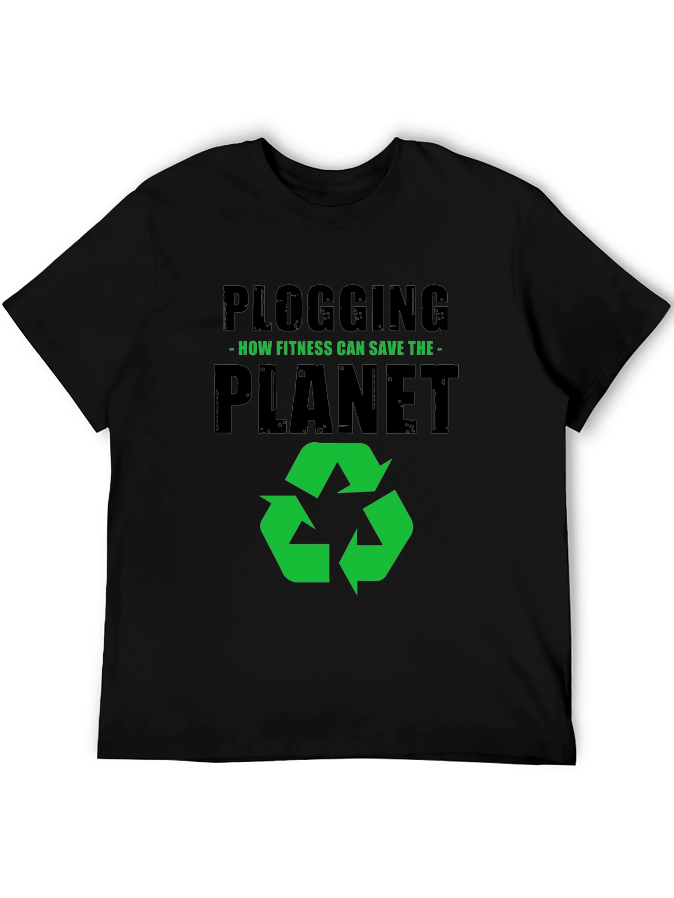 Eco-Friendly Plogging T-Shirt: Fitness Saves the Planet