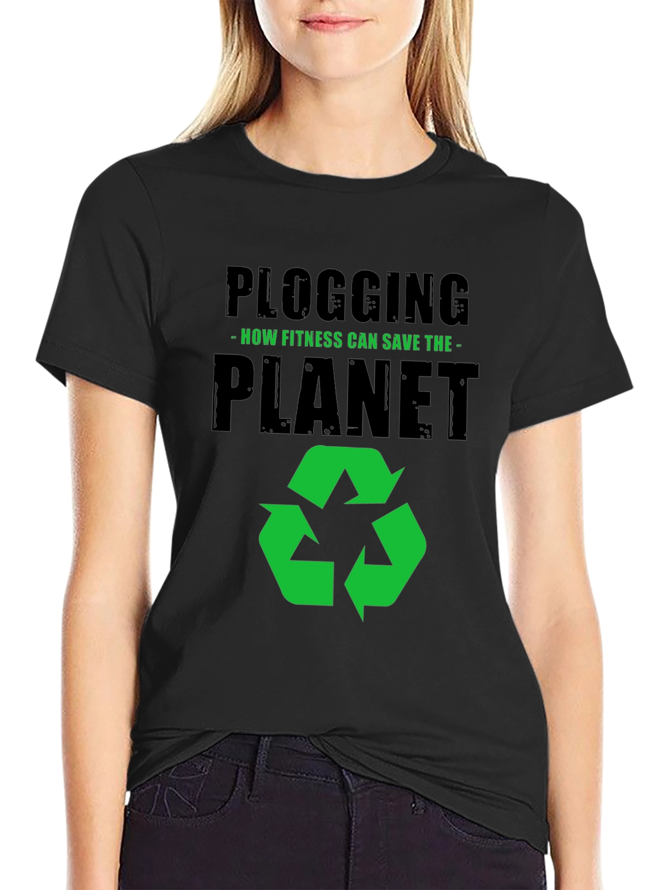 Eco-Friendly Plogging T-Shirt: Fitness Saves the Planet