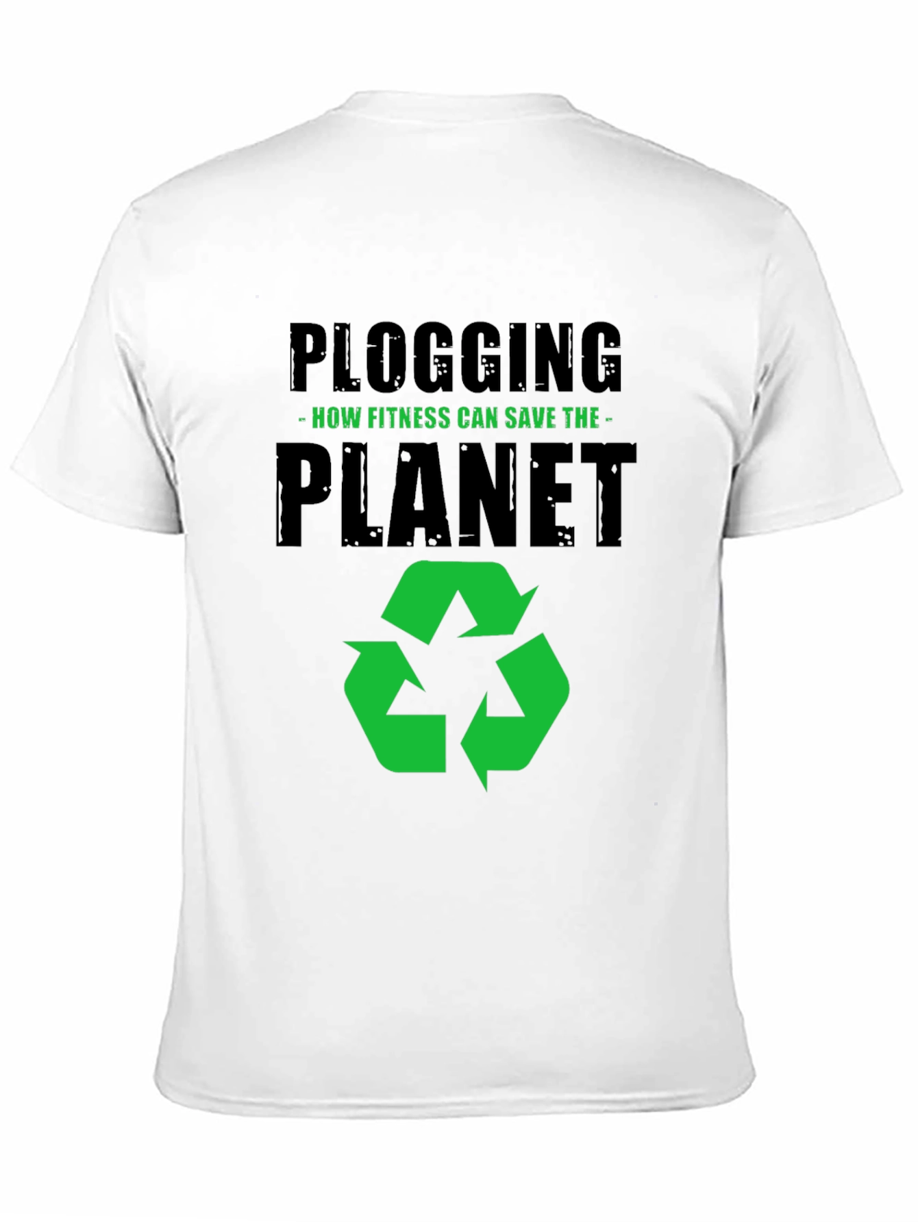 Eco-Friendly Plogging T-Shirt: Fitness Saves the Planet