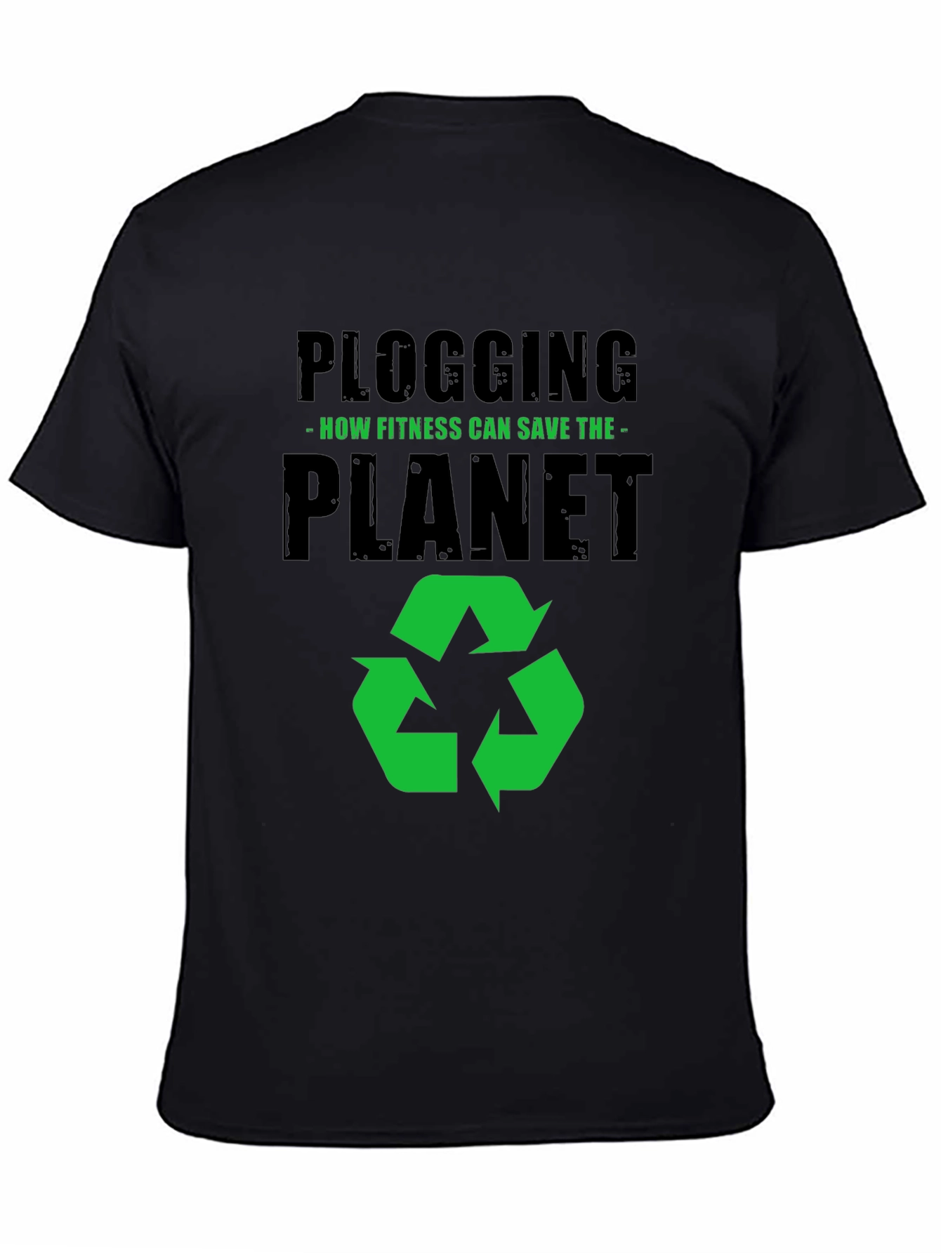Eco-Friendly Plogging T-Shirt: Fitness Saves the Planet