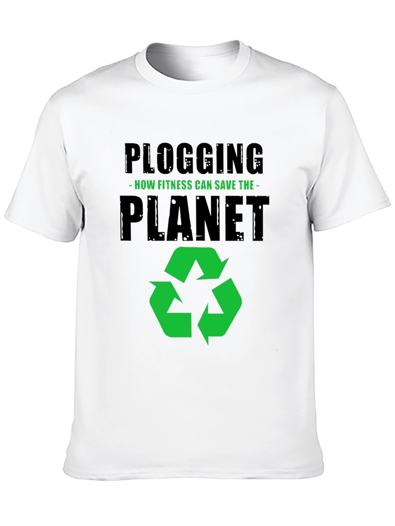 Eco-Friendly Plogging T-Shirt: Fitness Saves the Planet