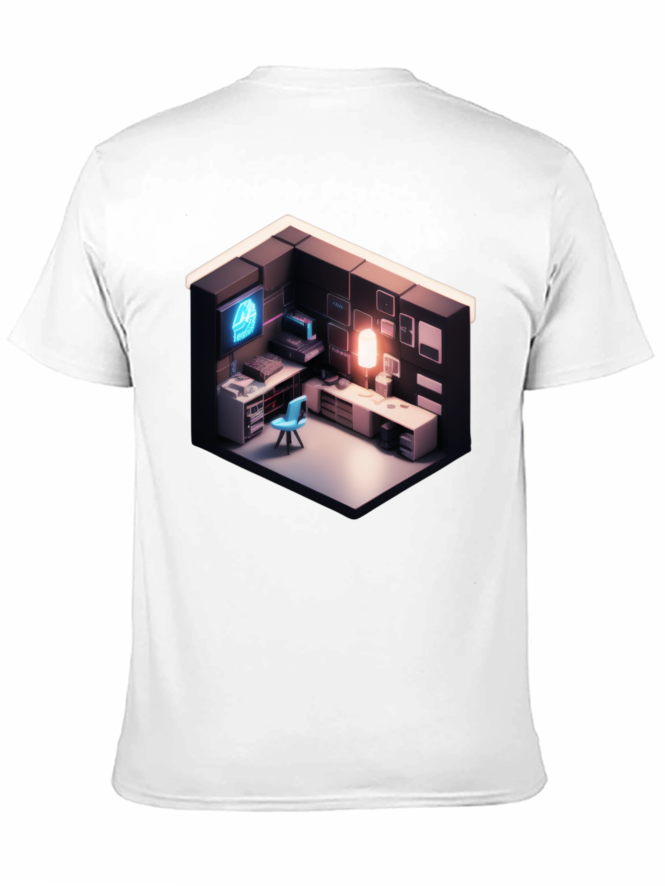 Isometric Gaming Room Tee - Gamers Delight