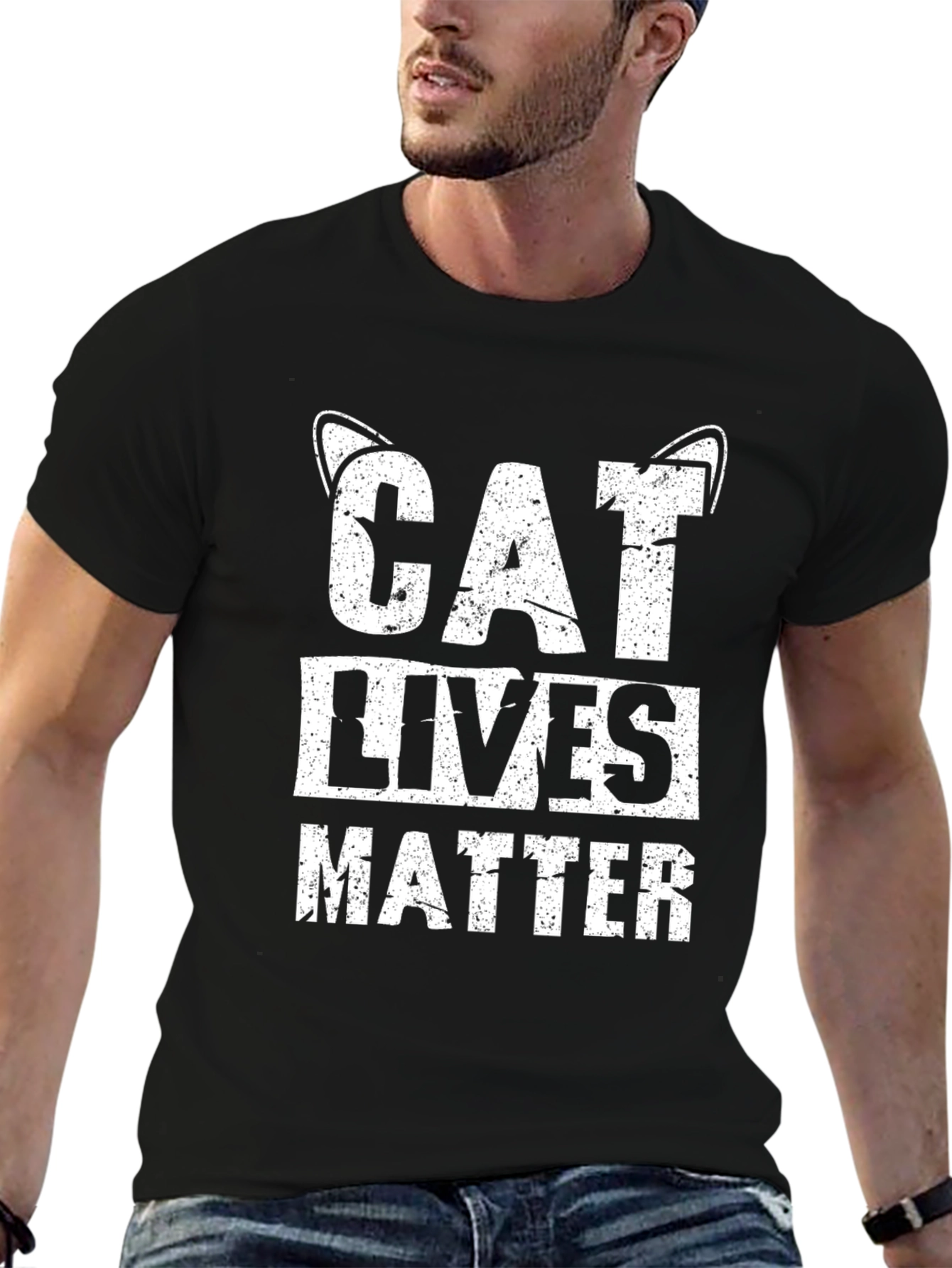 Cat Lives Matter Graphic T-Shirt