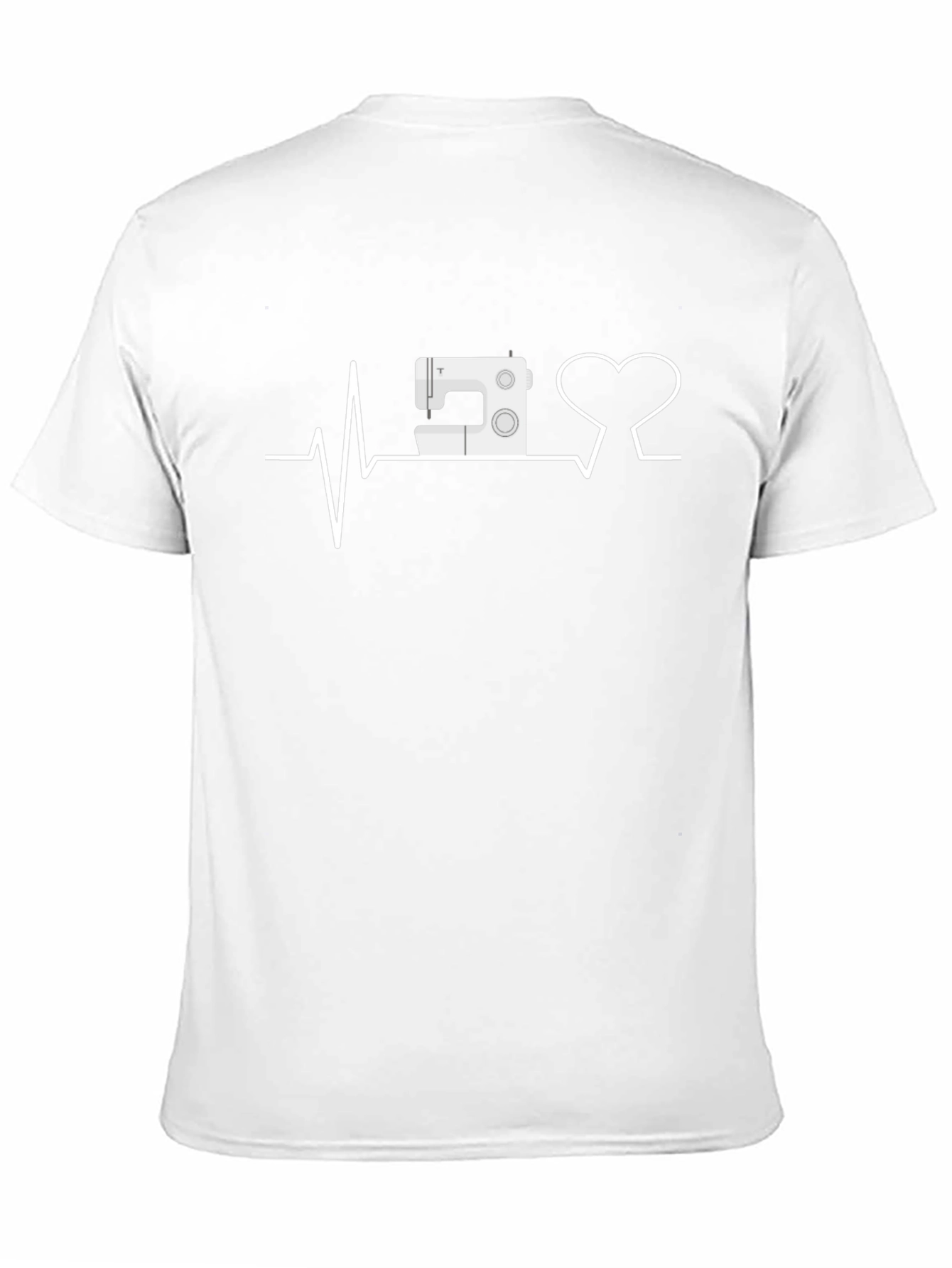 Sewing Heartbeat T-Shirt - Sewing Machine Love