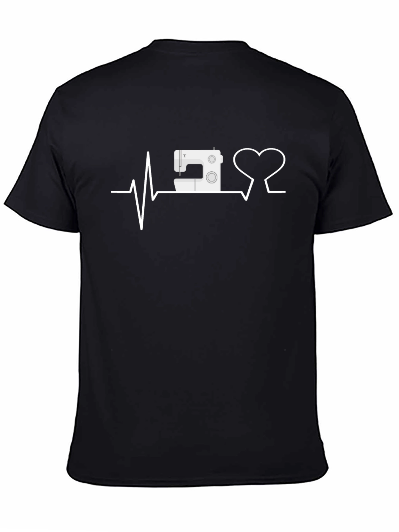 Sewing Heartbeat T-Shirt - Sewing Machine Love