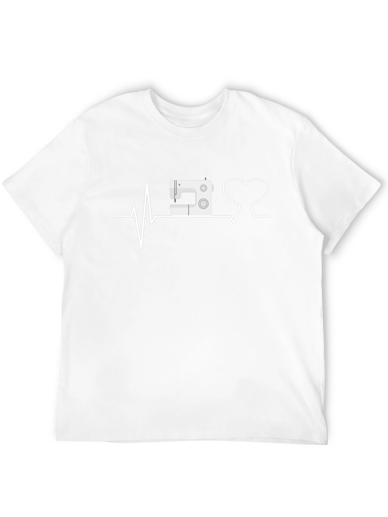 Sewing Heartbeat T-Shirt - Sewing Machine Love