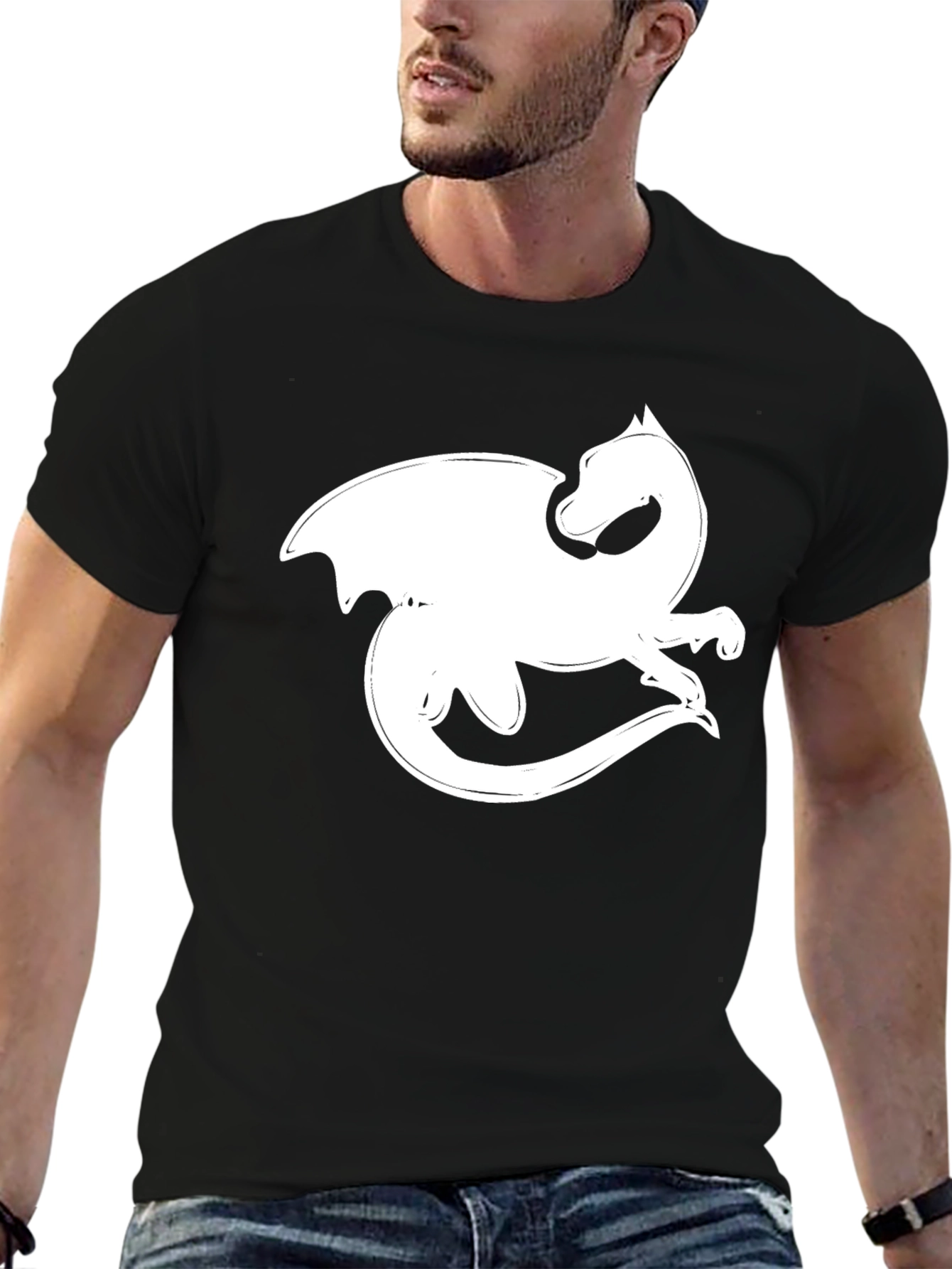 Dragon Graphic Black T-Shirt