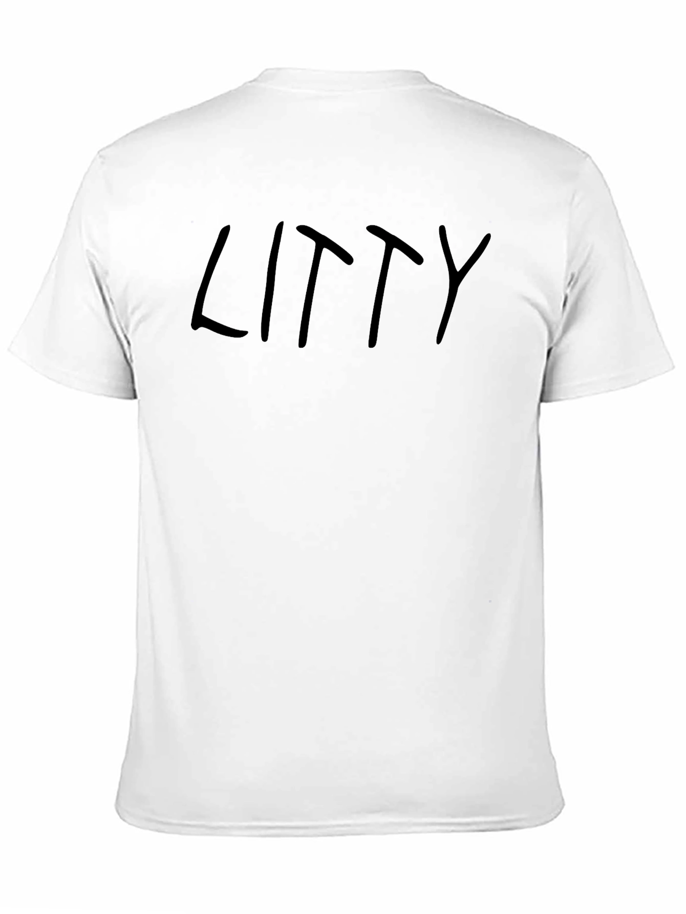 Litty Black T-Shirt - Casual Graphic Tee