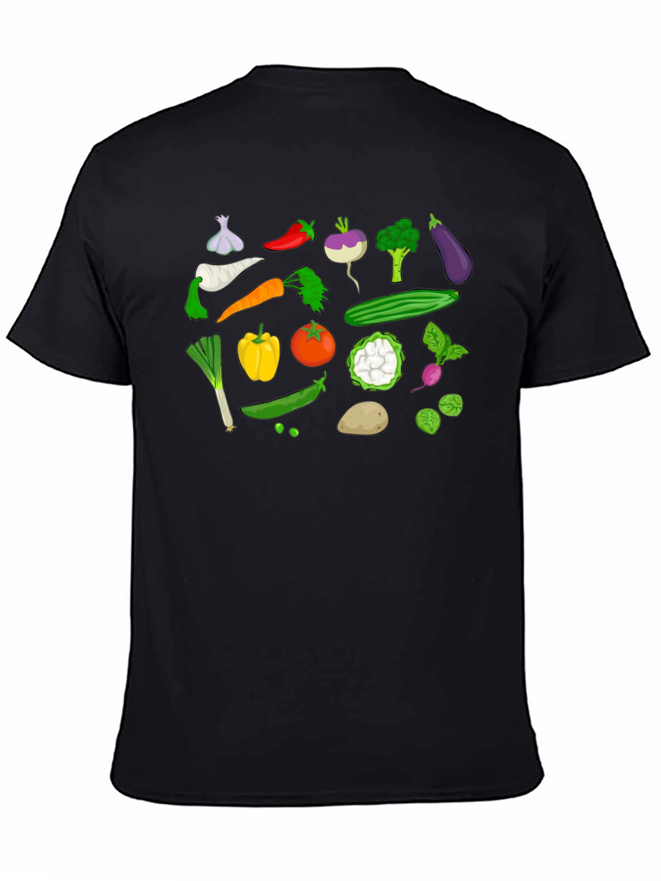 Vegetable Print Tee - Farm Fresh Fun