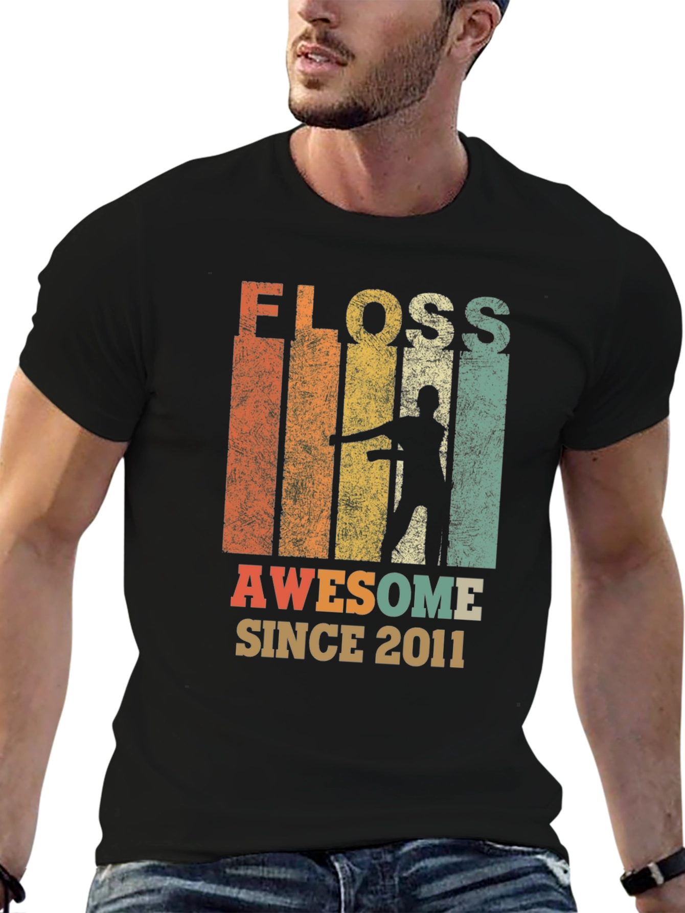 Floss Awesome Since 2011 Retro T-Shirt