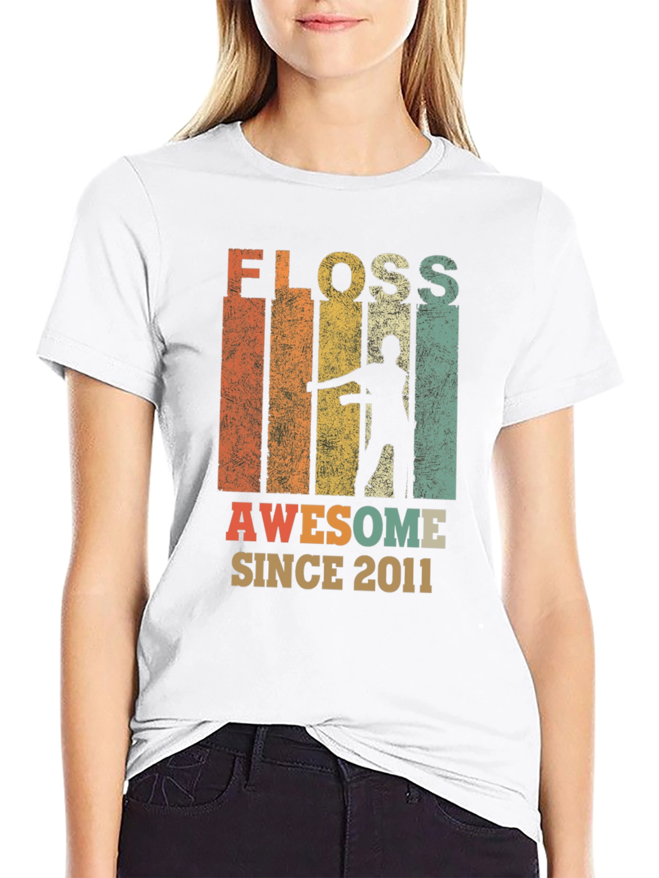Floss Awesome Since 2011 Retro T-Shirt