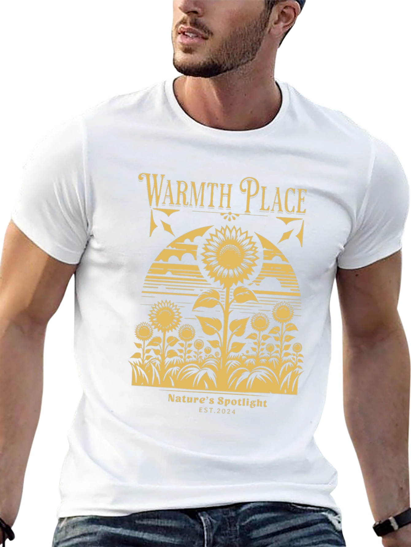 Warmth Place Sunflower Graphic T-Shirt