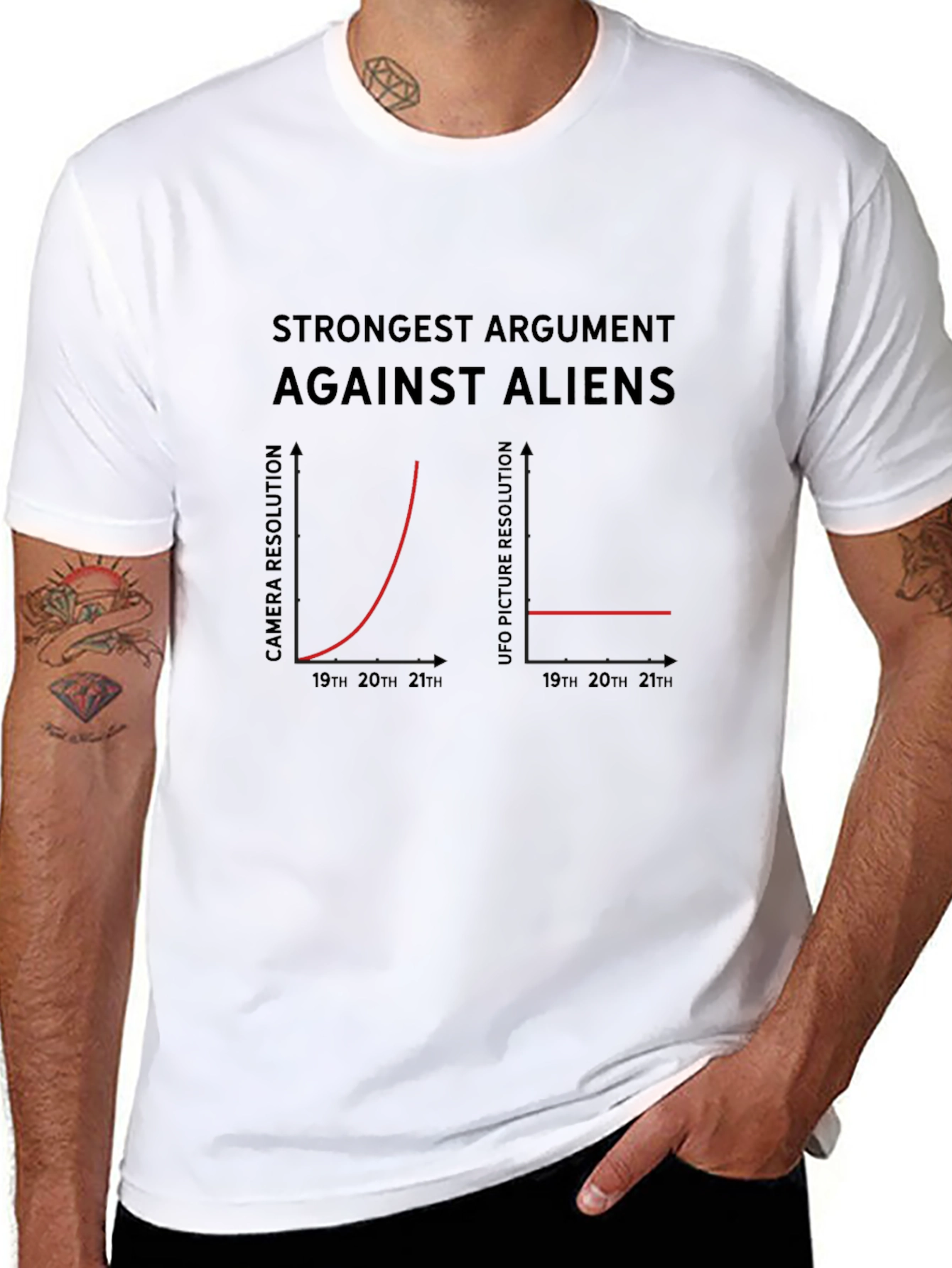 Aliens Conspiracy Theory Graphic Tee