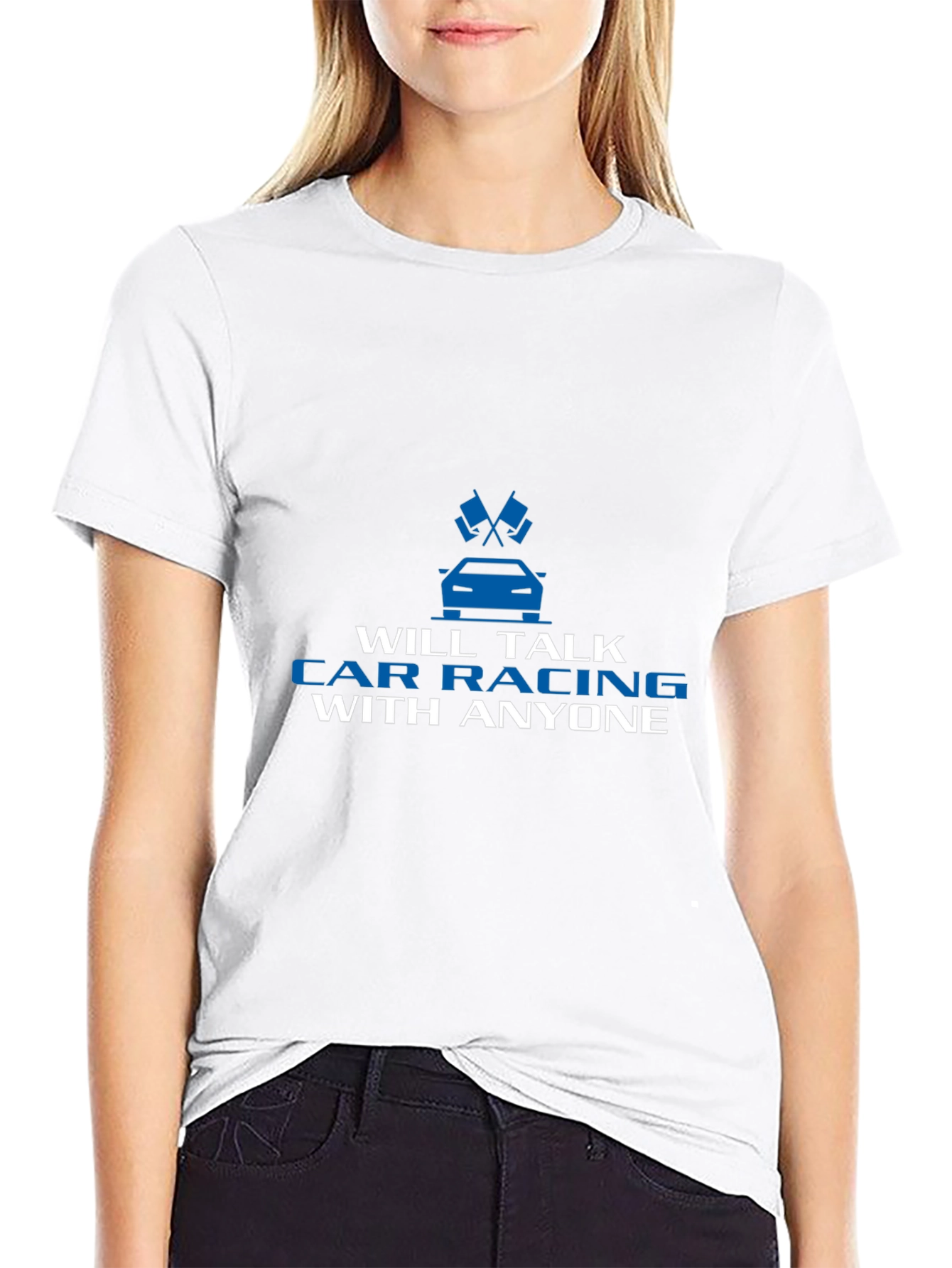 Car Racing T-Shirt - Talk Car Racing With Anyone